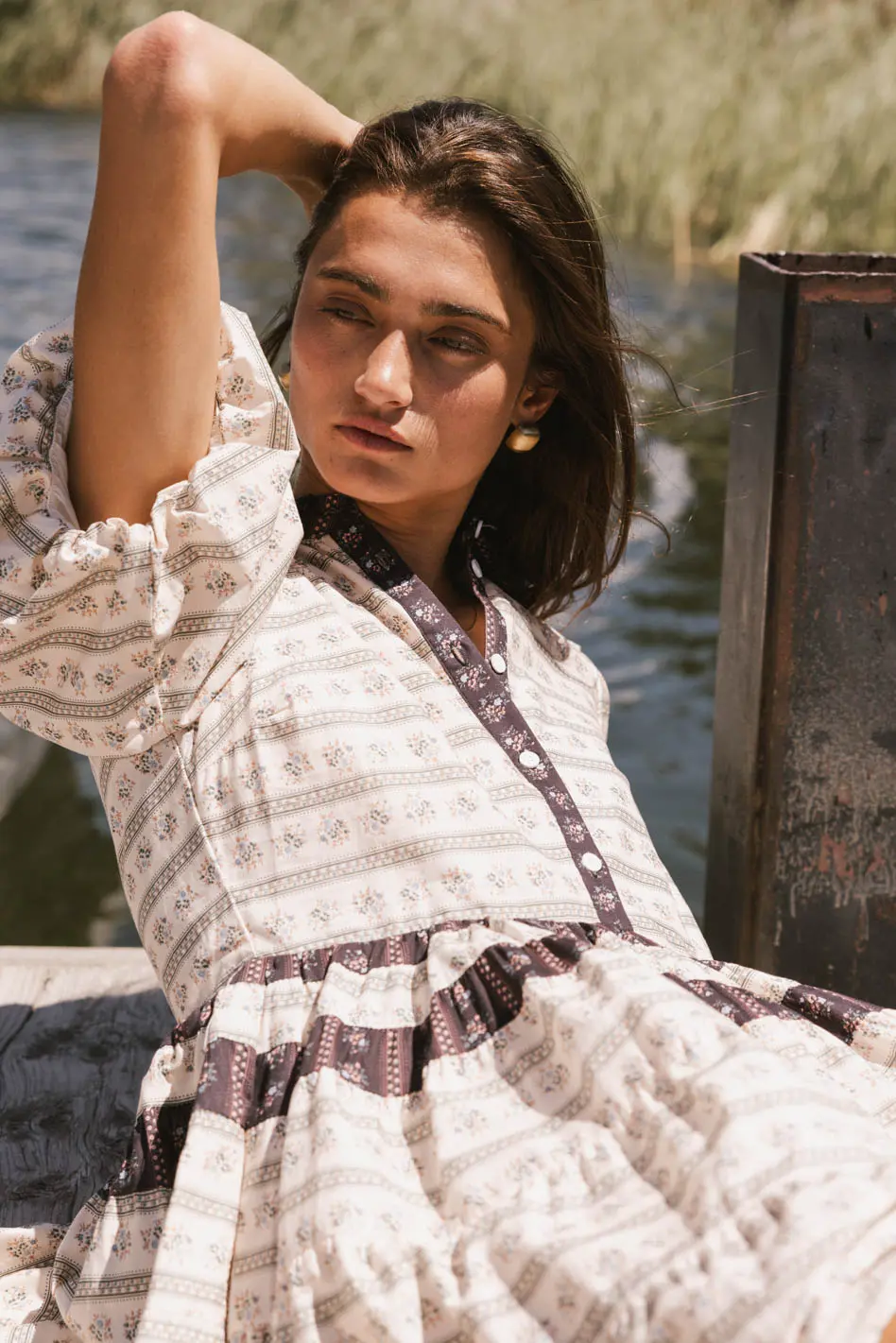 Constance Printed Mini Dress - FINAL SALE - Image 5
