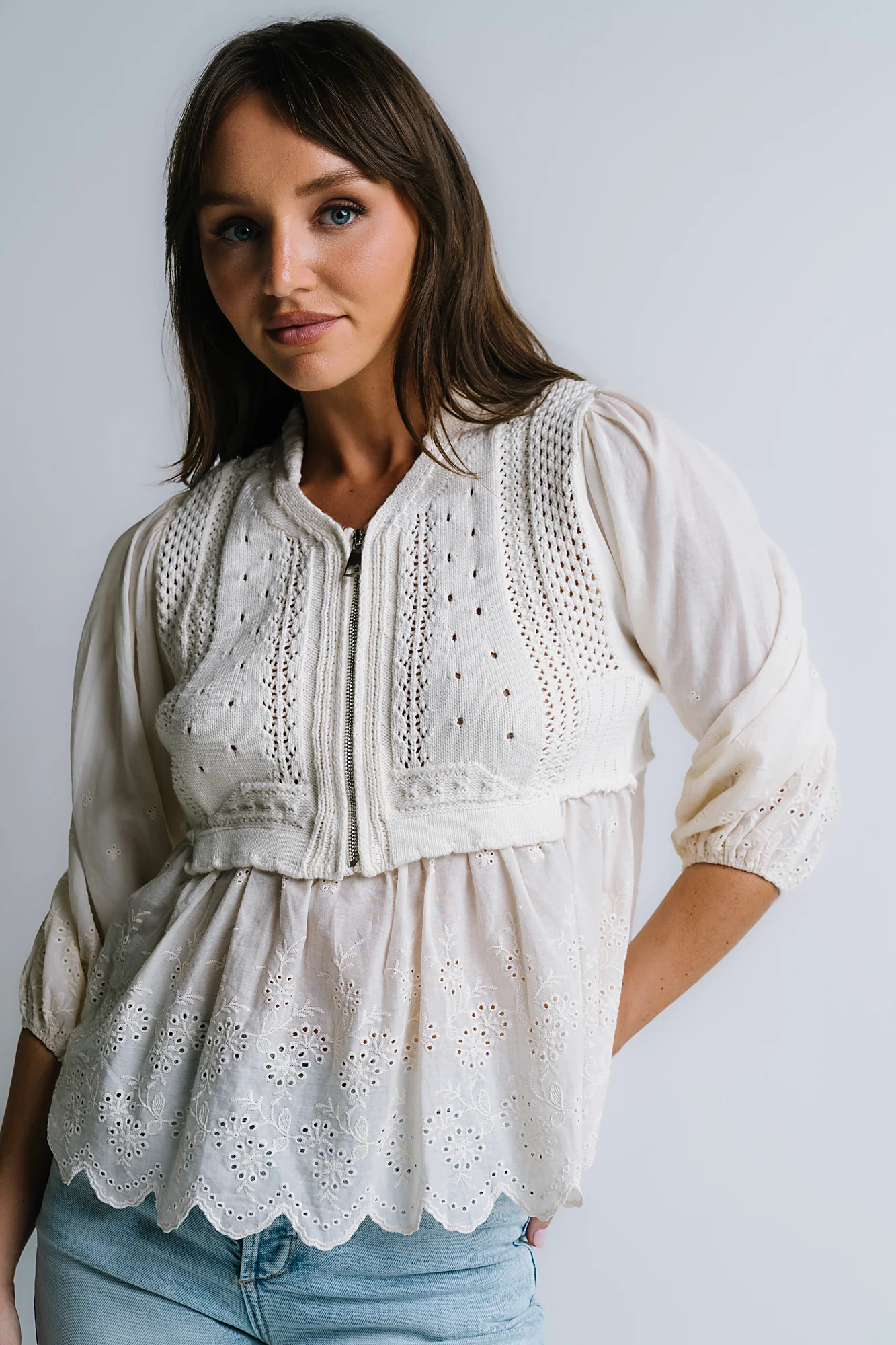 Corey Embroidered Sweater - FINAL SALE - Image 5