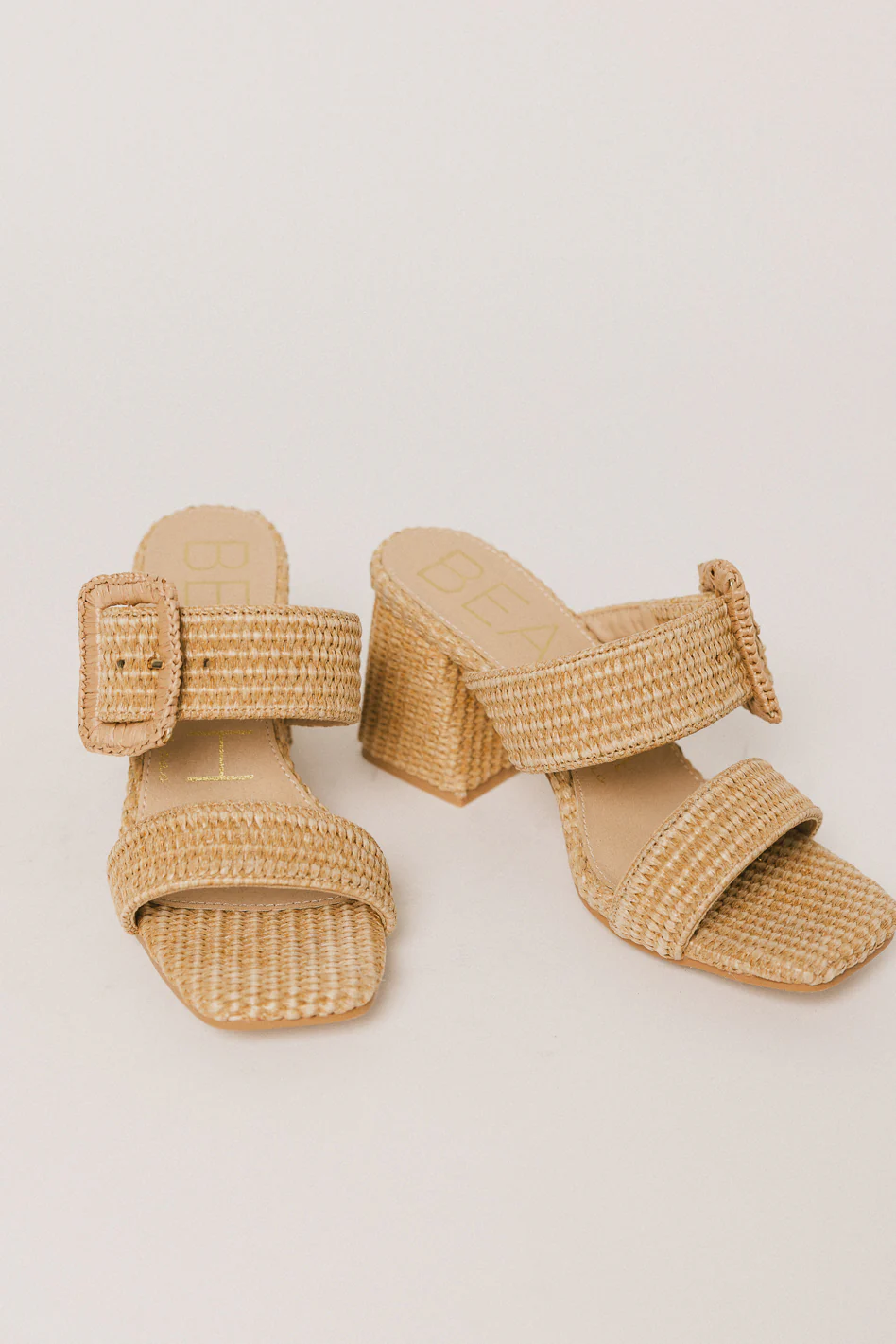 Corey Raffia Heel - FINAL SALE - Image 5