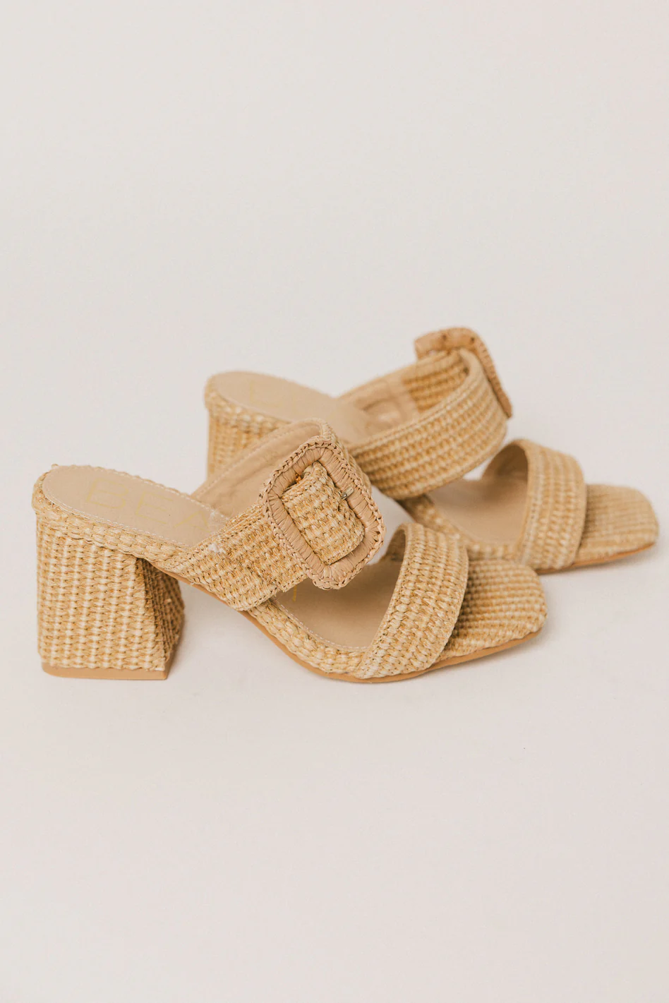 Corey Raffia Heel - FINAL SALE - Image 6