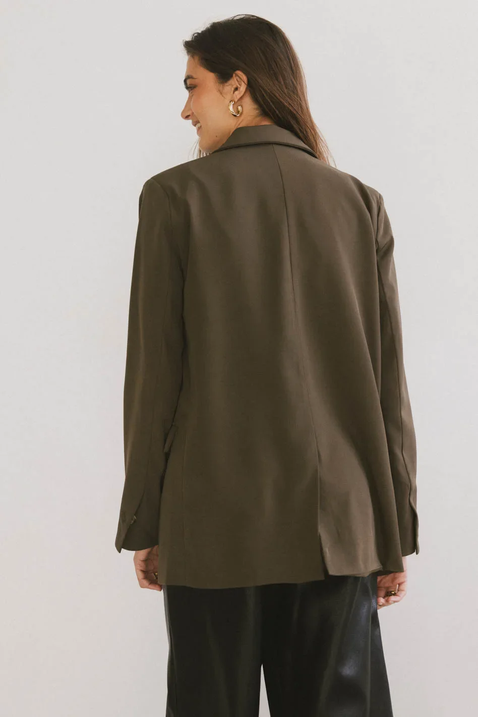 Crystal Blazer in Olive - FINAL SALE - Image 2