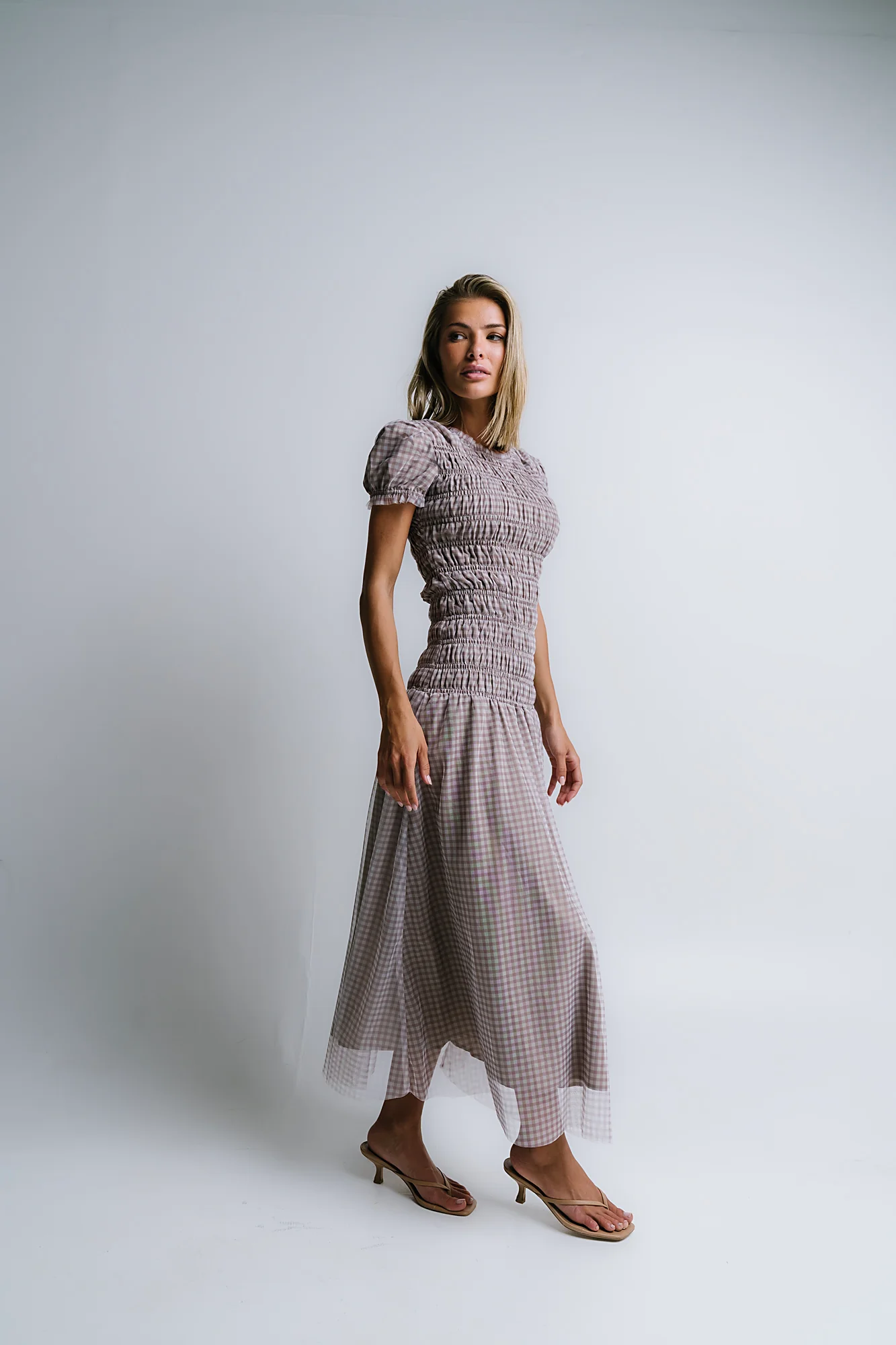 Daisy Gingham Maxi Dress - FINAL SALE - Image 10