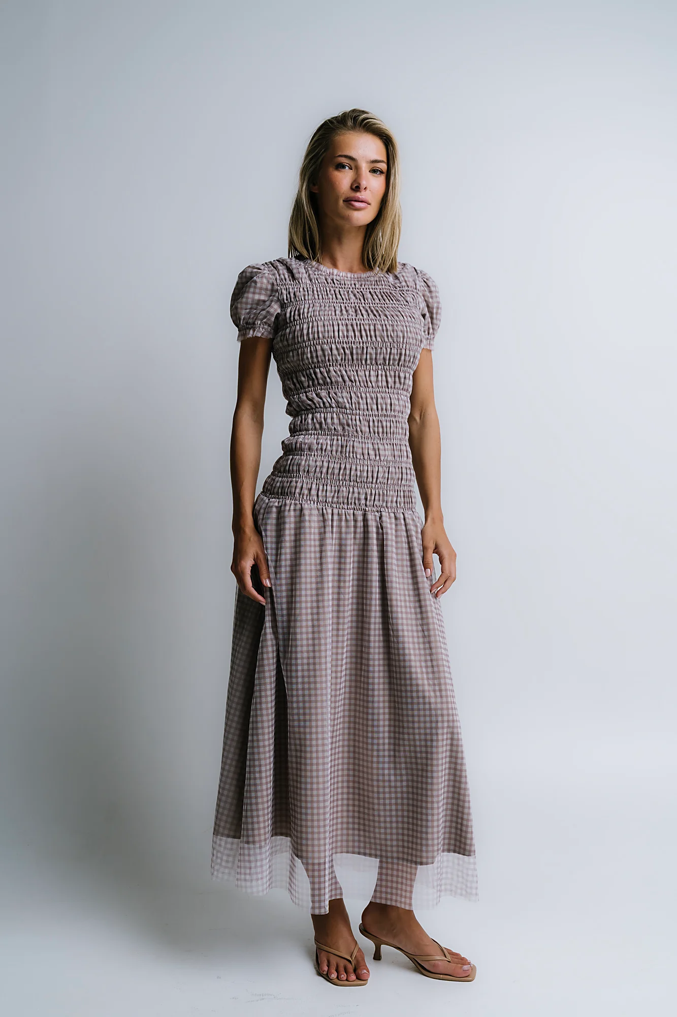Daisy Gingham Maxi Dress - FINAL SALE - Image 11