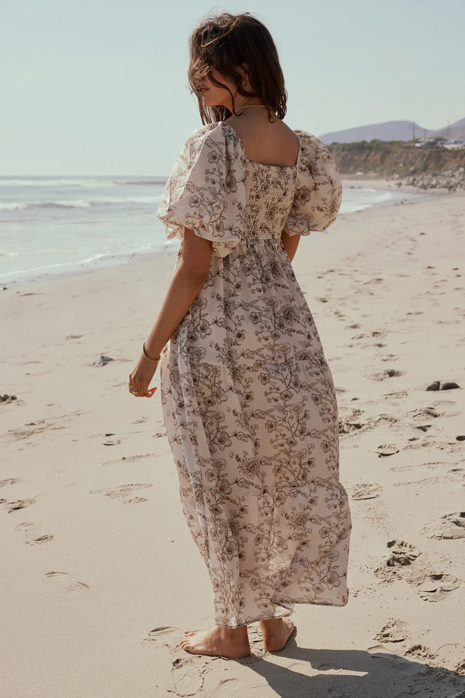 Dannica Floral Smocked Dress - FINAL SALE - Image 5