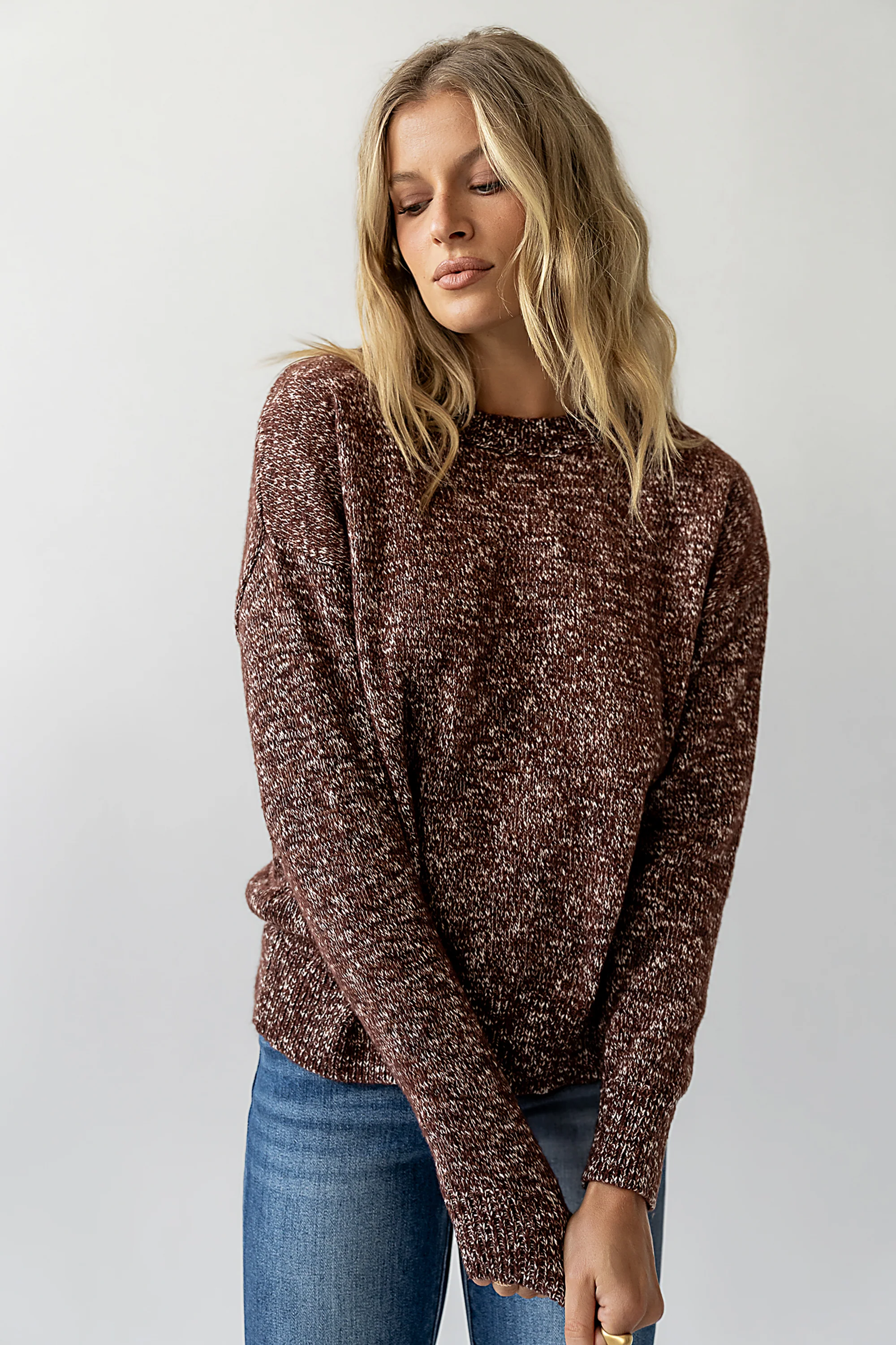 Daphne Knit Sweater in Brown - FINAL SALE - Image 6