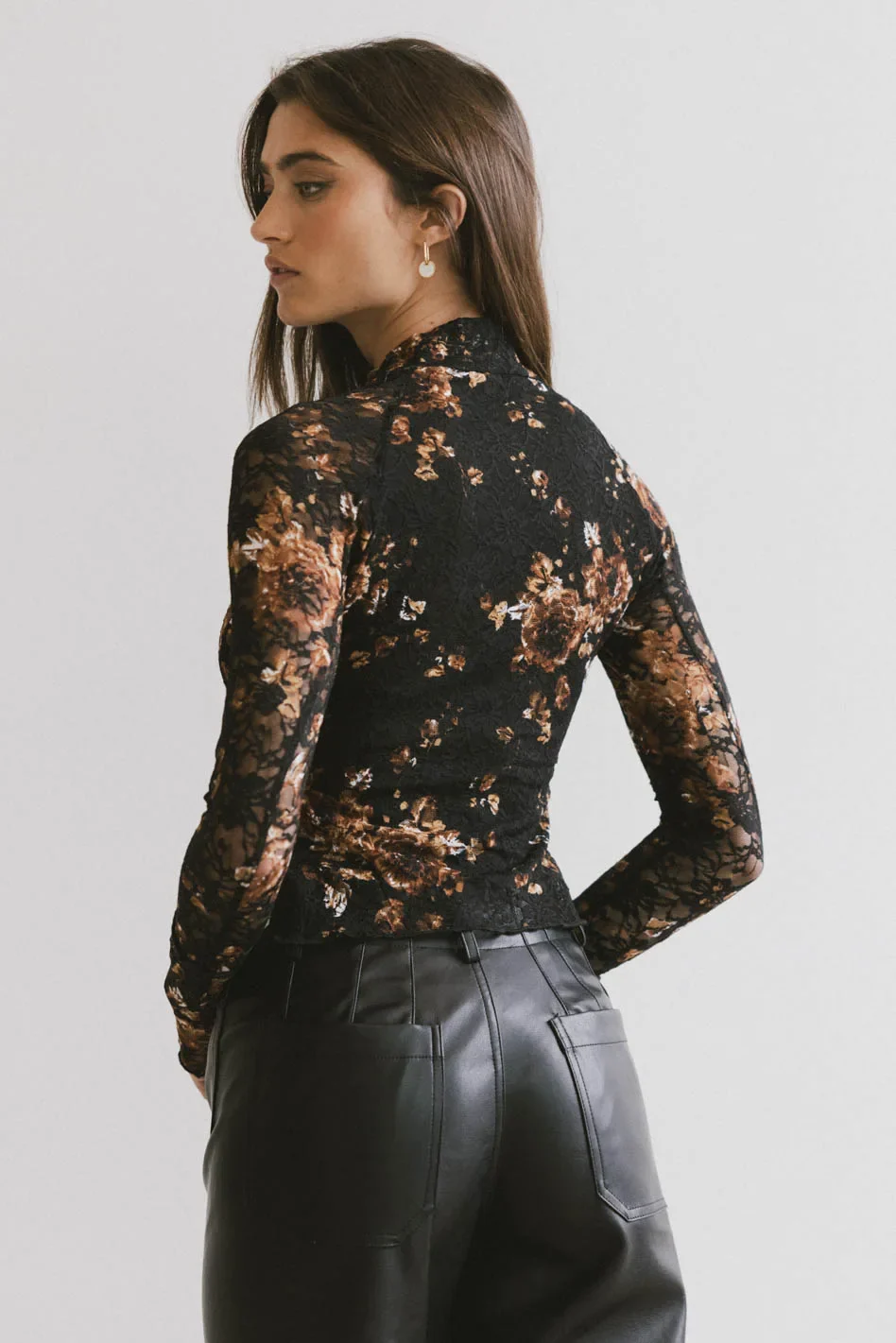 Davina Floral Lace Top - FINAL SALE - Image 2