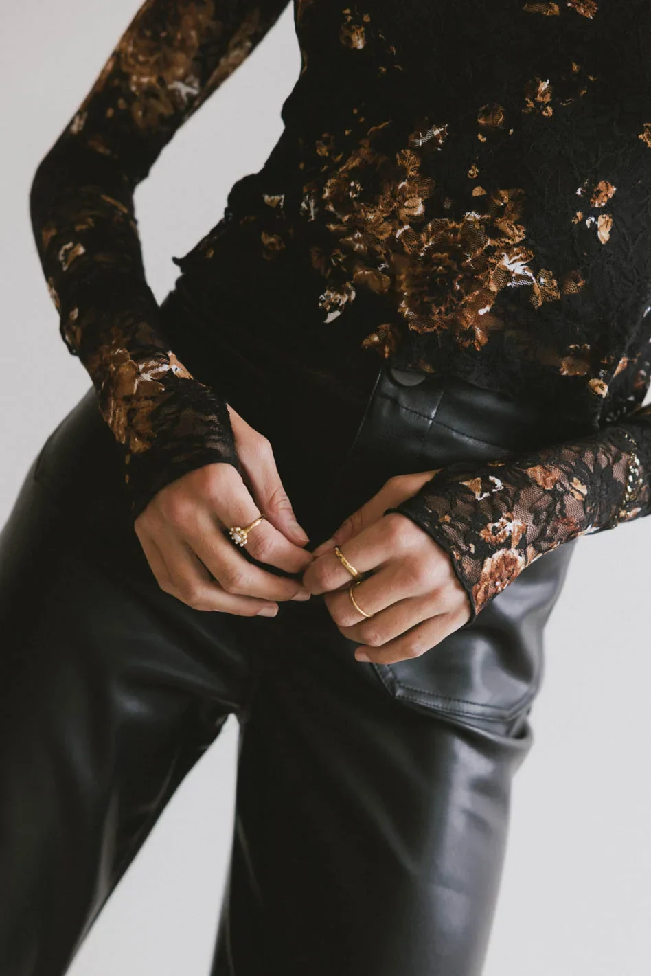 Davina Floral Lace Top - FINAL SALE - Image 3