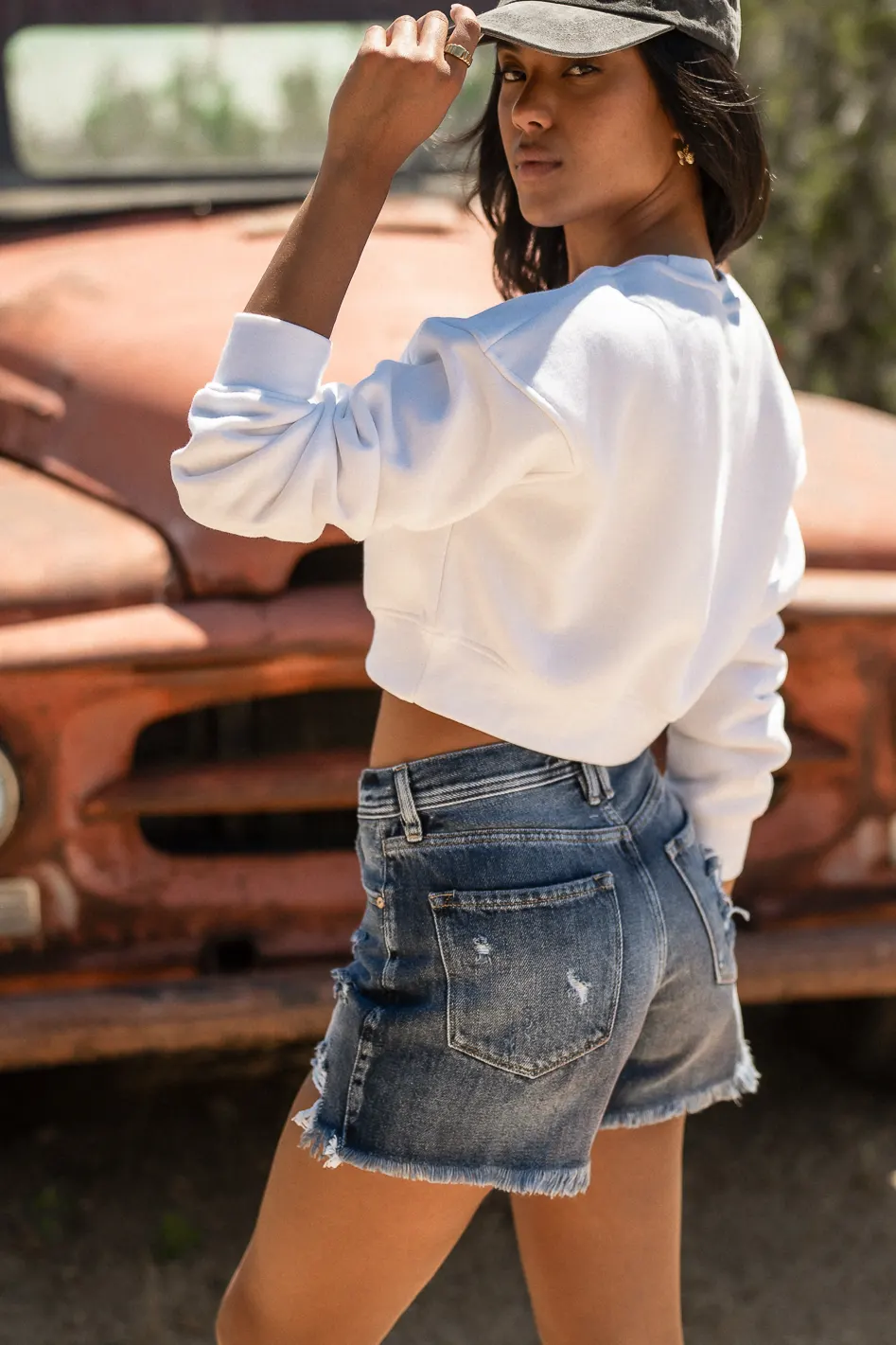 Dean Distressed Shorts - FINAL SALE - Image 4