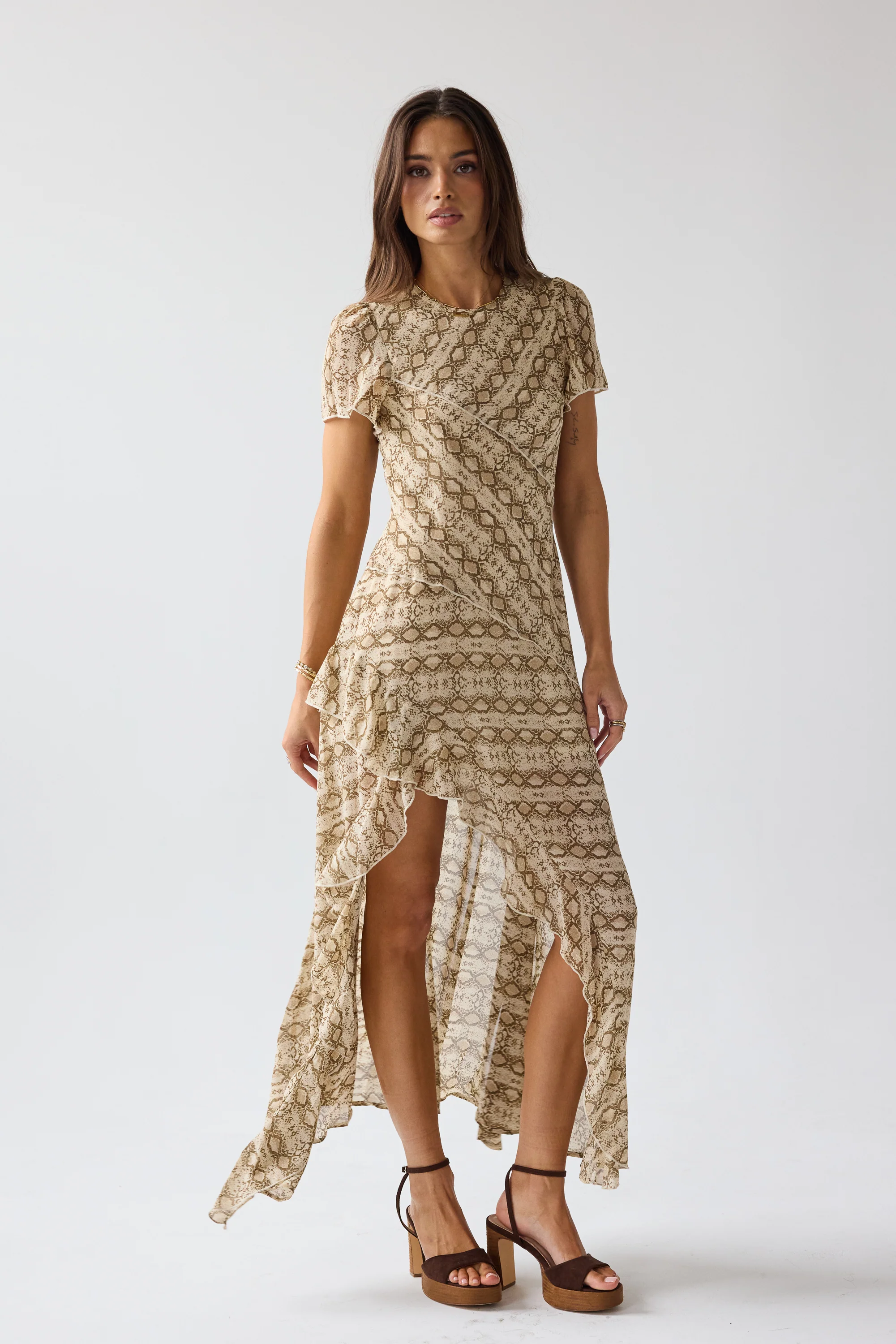 Debbie Snake Maxi Dress - Image 4