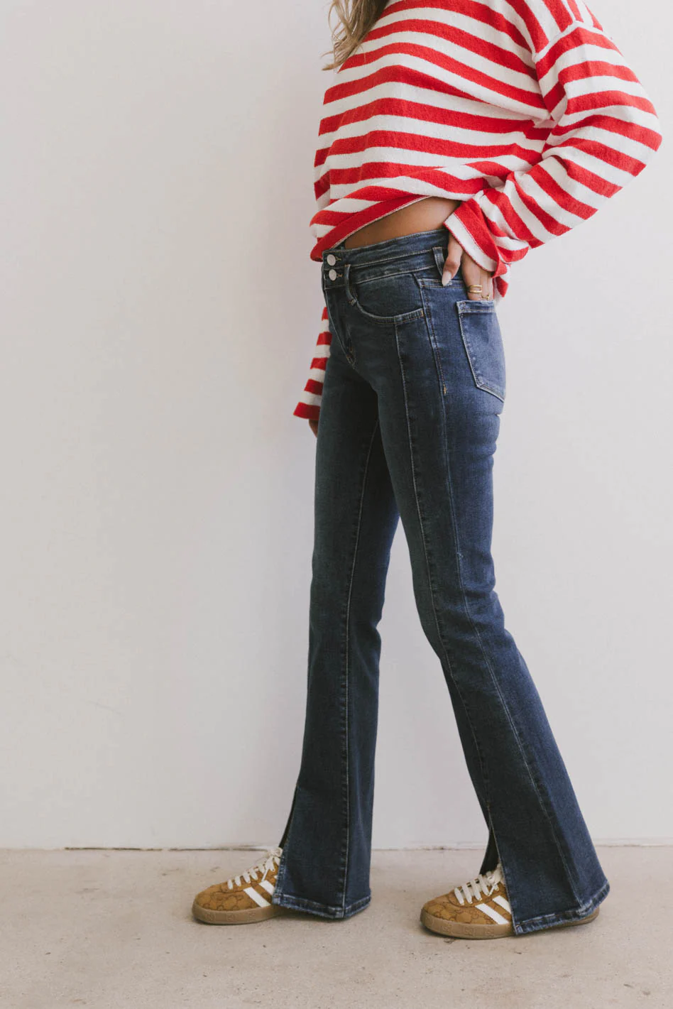 Dessa High Rise Flare Jeans - FINAL SALE - Image 3