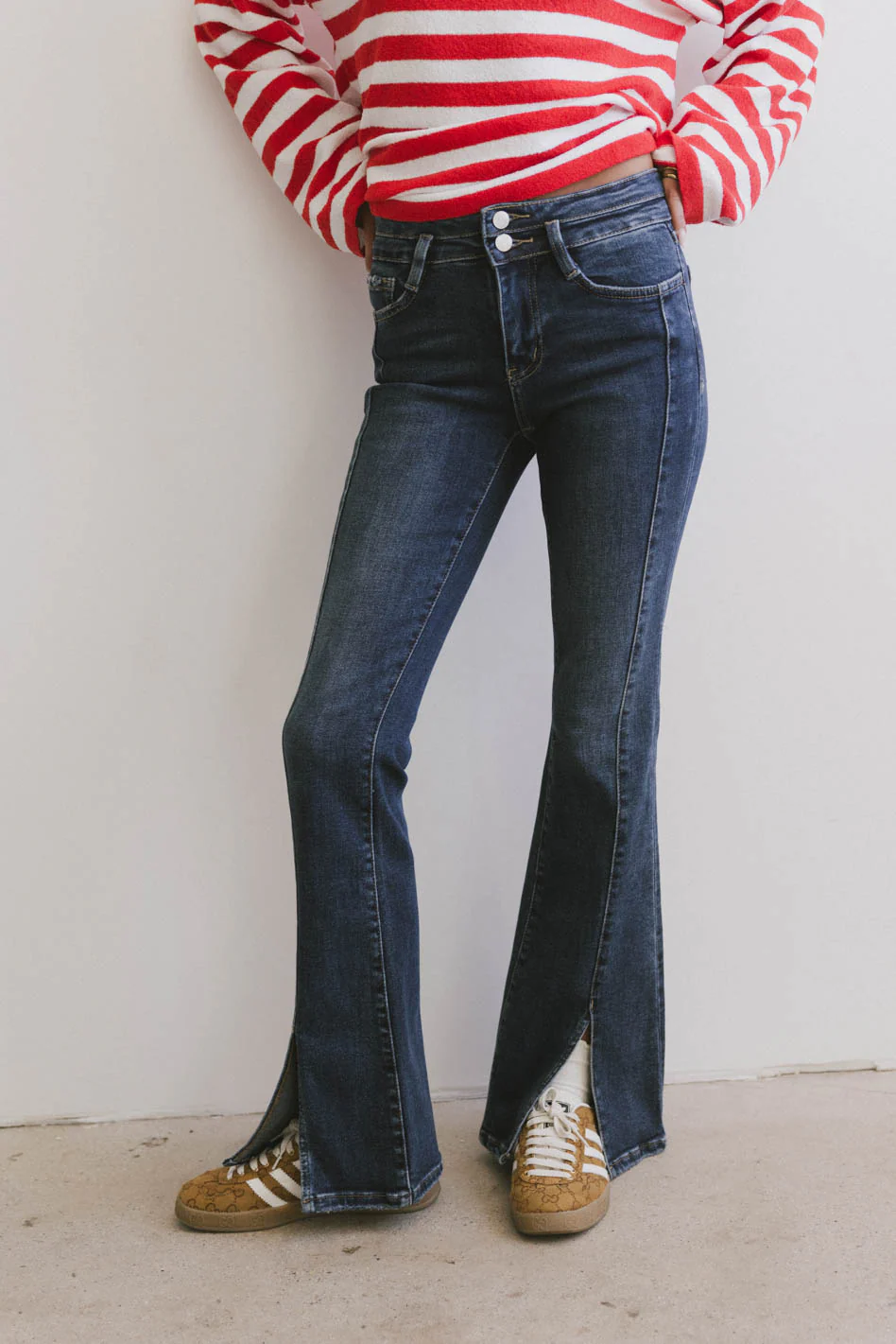 Dessa High Rise Flare Jeans - FINAL SALE - Image 5