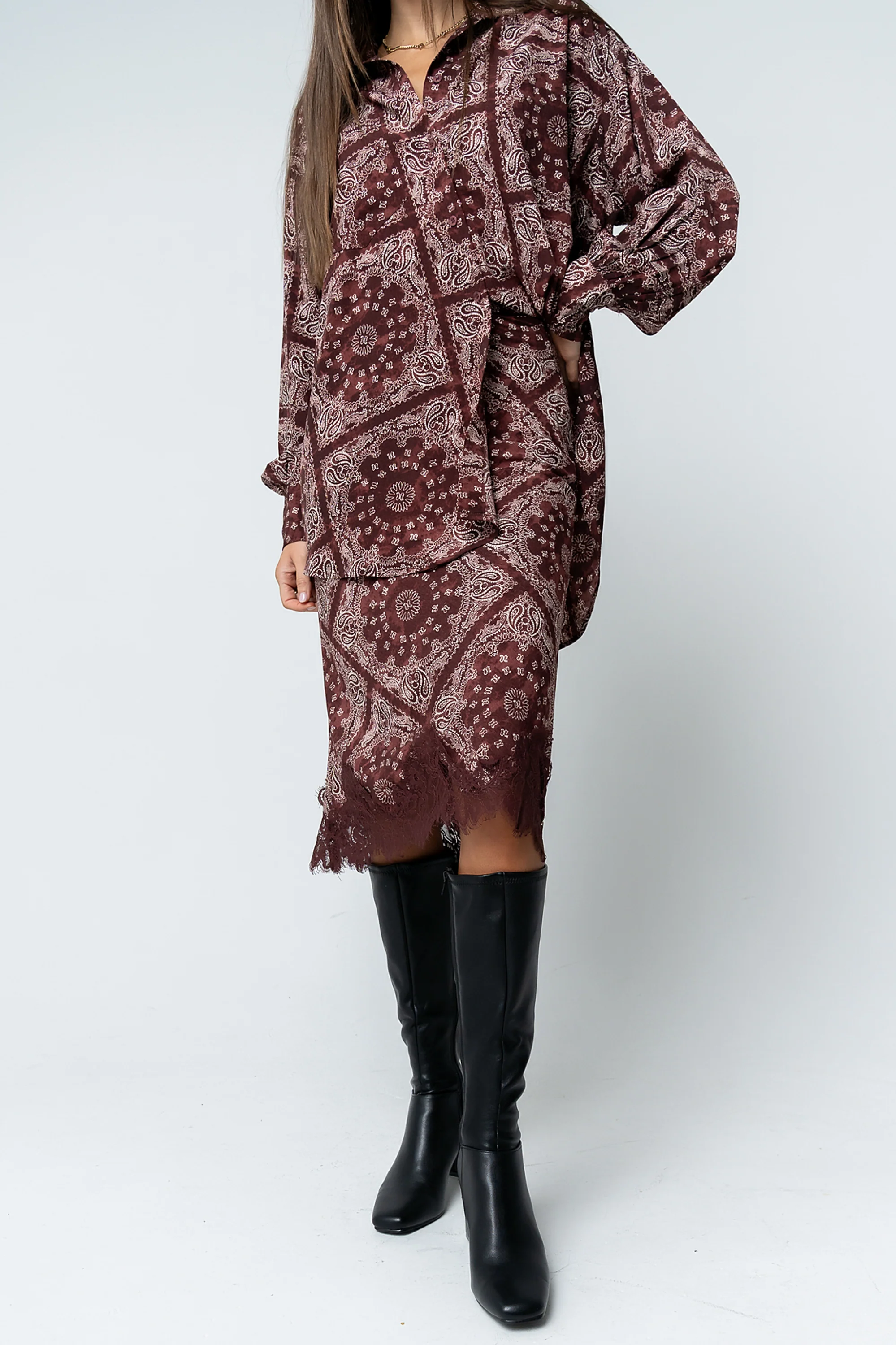 Diana Knee Length Skirt - FINAL SALE - Image 2
