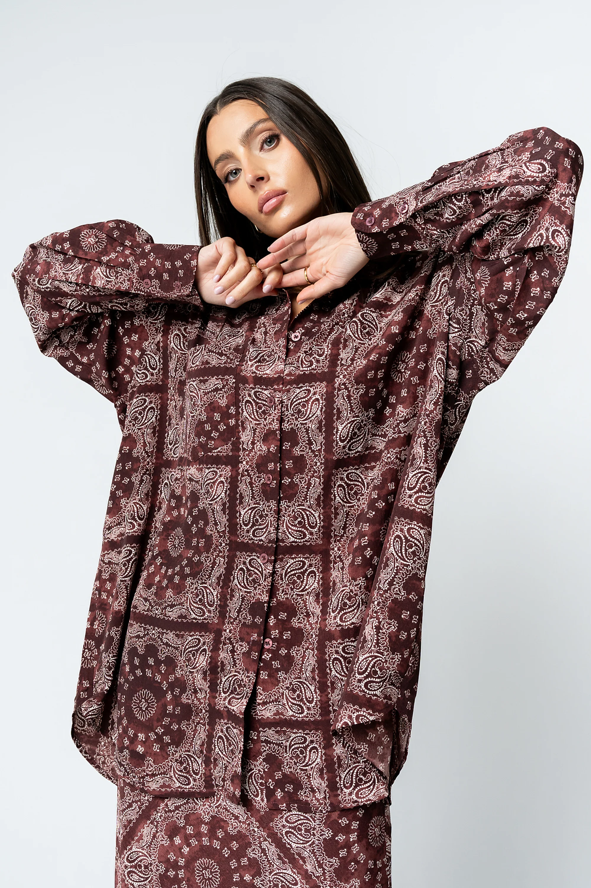 Diana Oversized Button Up - Image 10