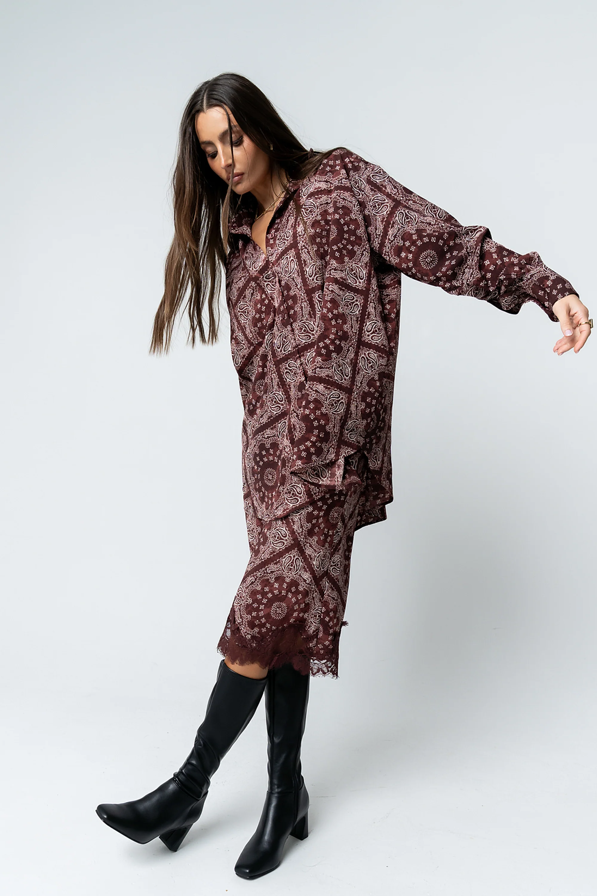 Diana Oversized Button Up - Image 4