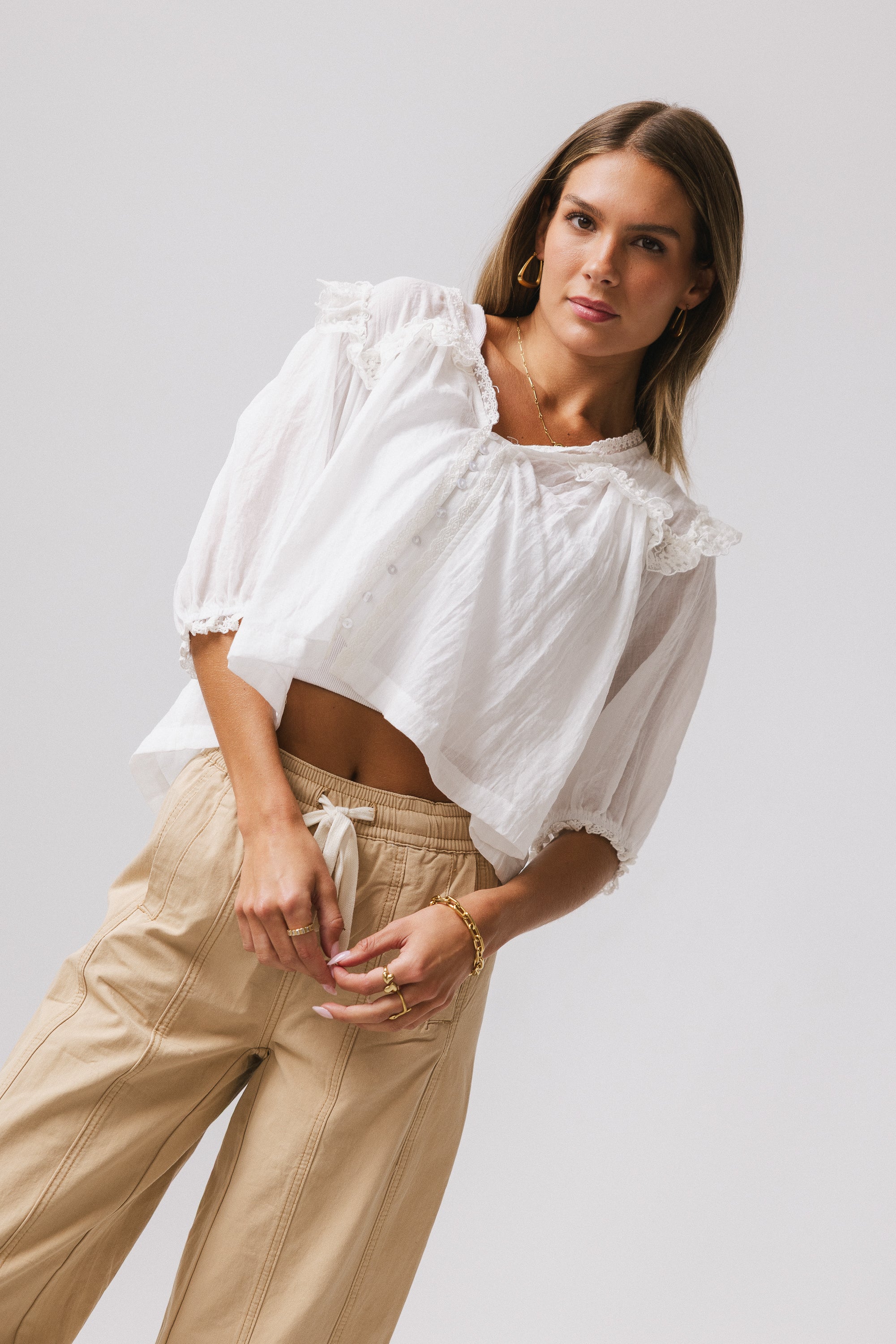 Diana Sheer Blouse - FINAL SALE - Image 3