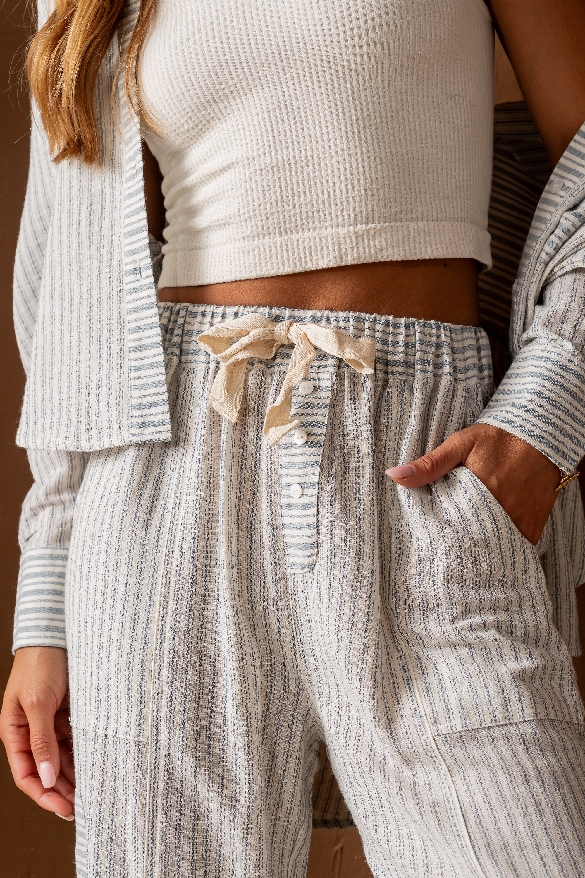 Diana Striped Joggers - FINAL SALE - Image 3