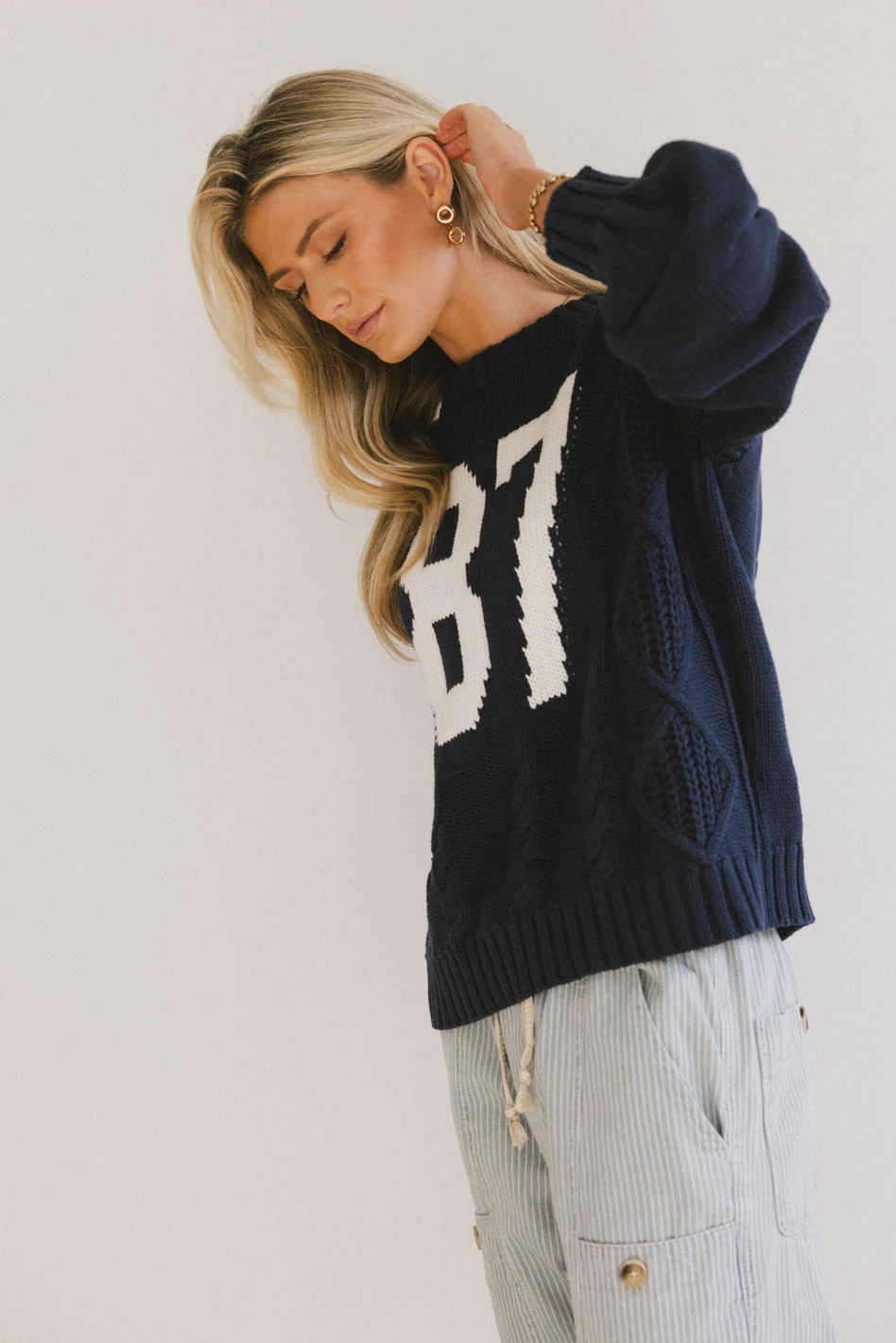 Divine Cable Knit Sweater - FINAL SALE - Image 2