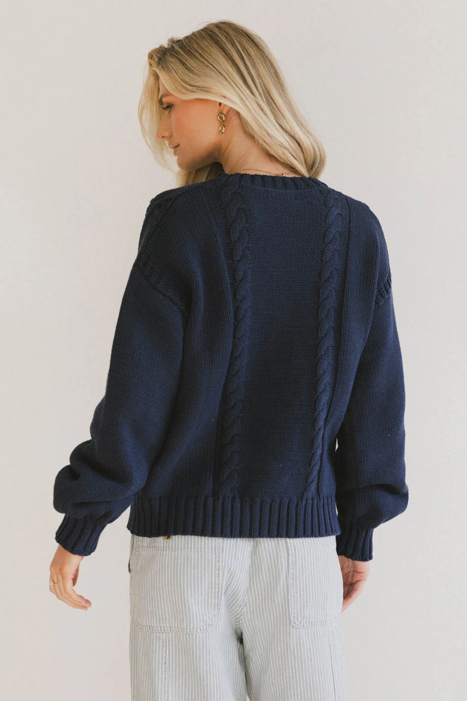 Divine Cable Knit Sweater - FINAL SALE - Image 3