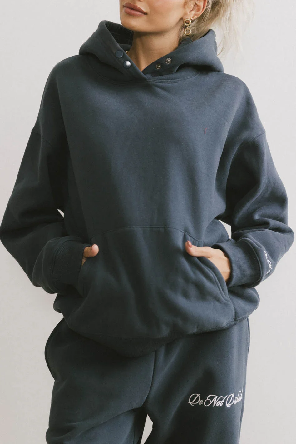 Do Not Disturb Sweatshirt in Navy - FINAL SALE - Image 3