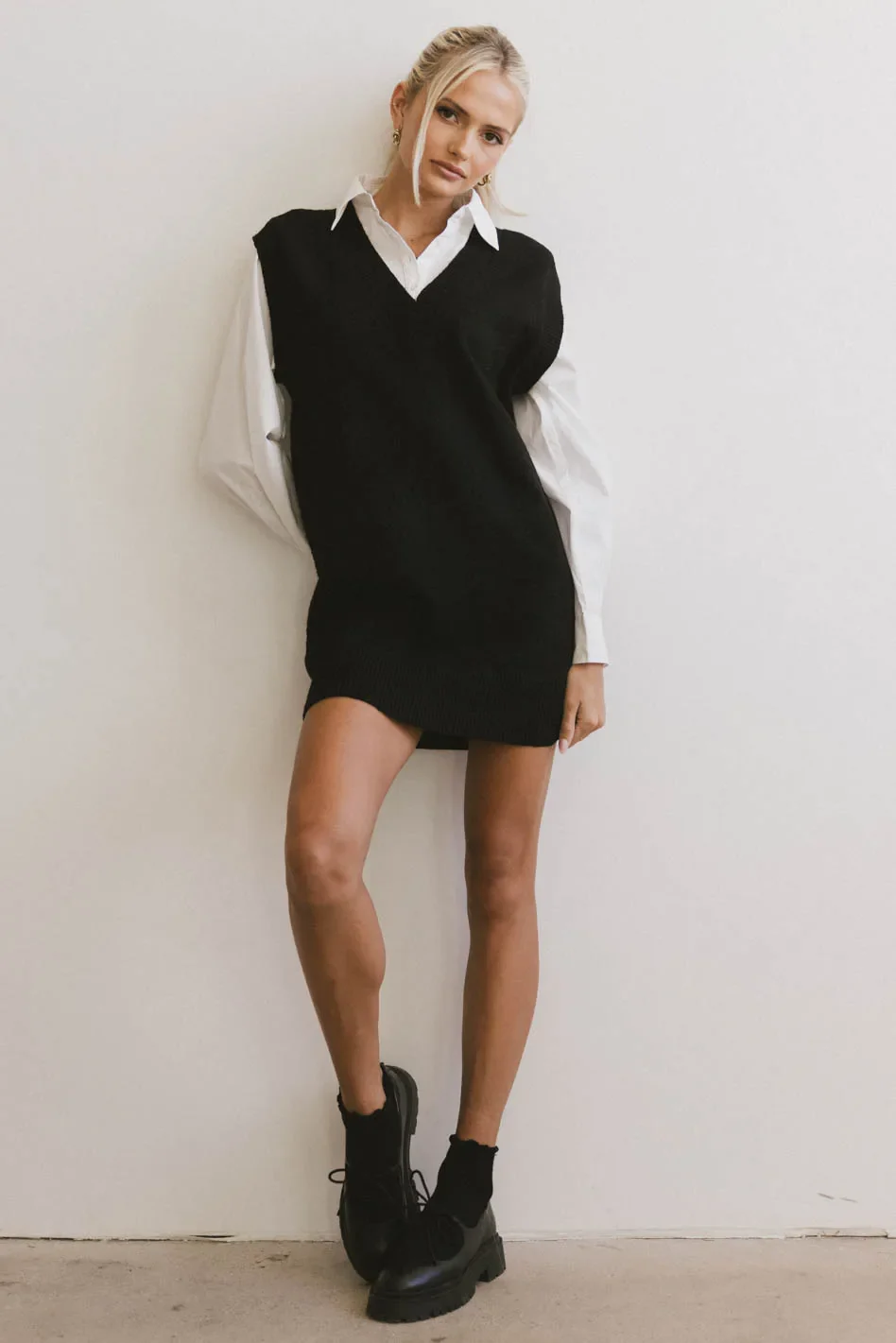 Dottie Mini Dress in Black - FINAL SALE - Image 5