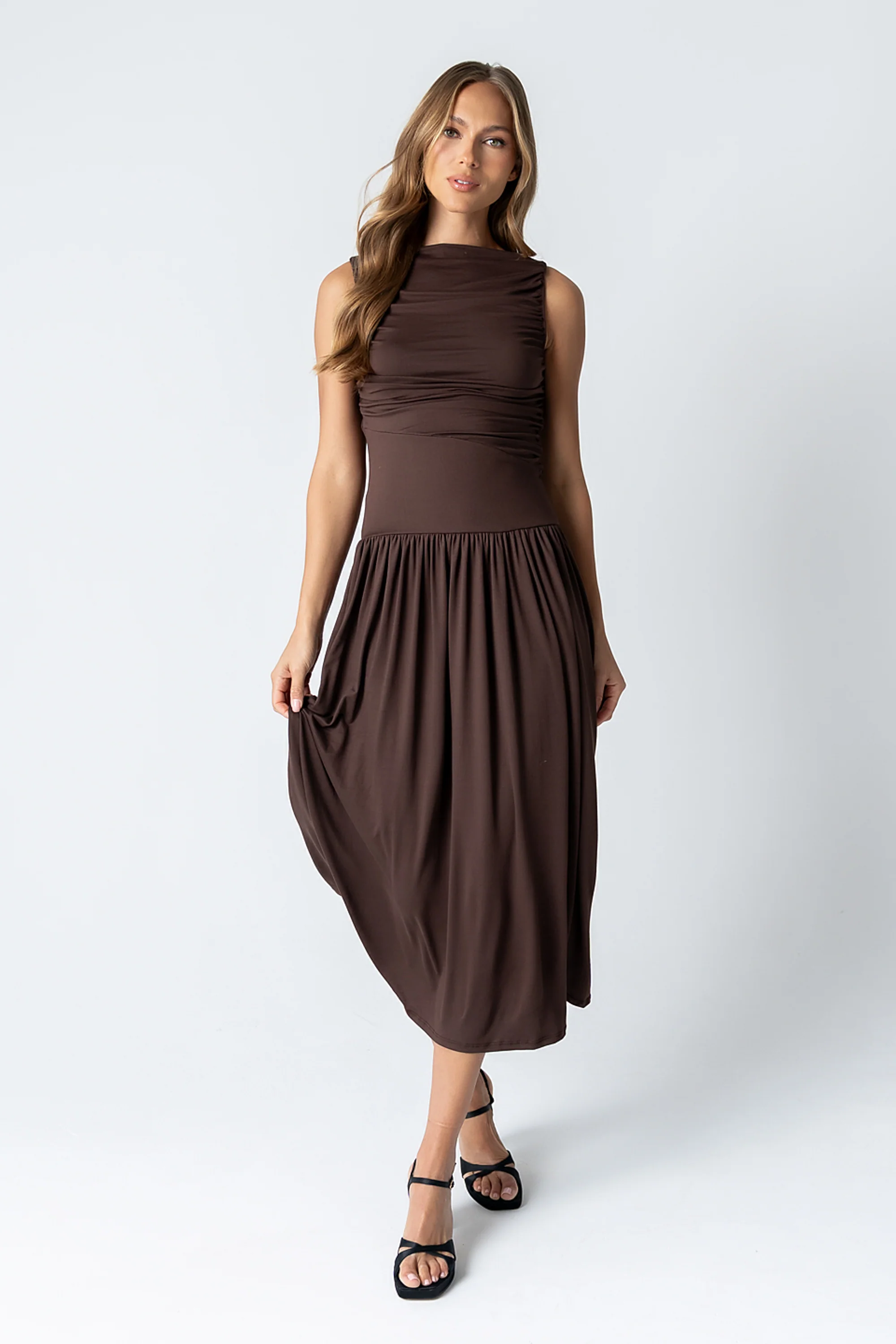 Drea Sleeveless Maxi Dress - Image 3