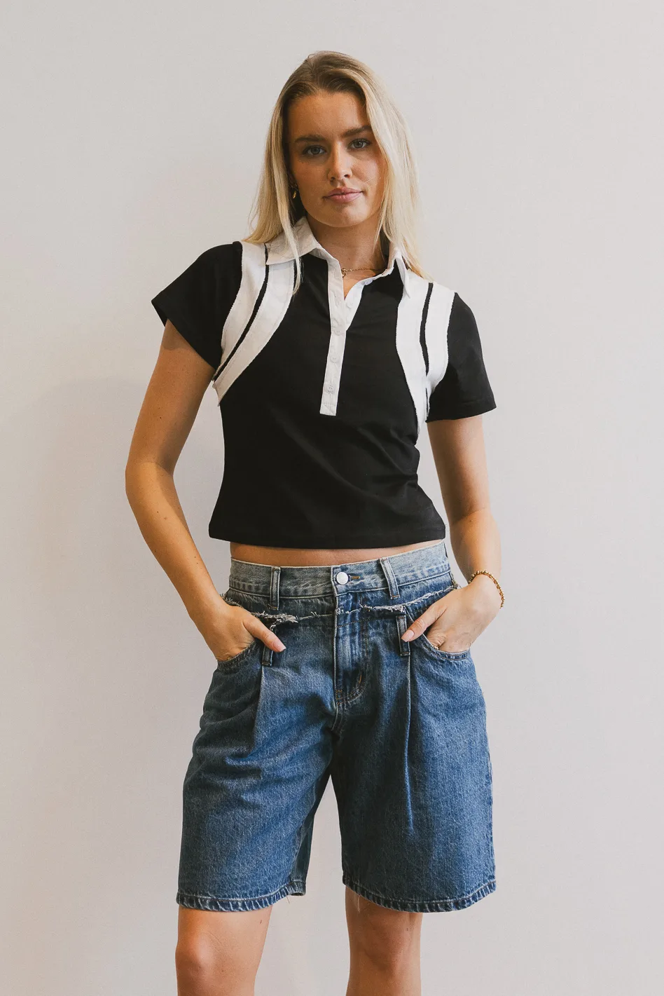 Dune Contrast Top - FINAL SALE - Image 2
