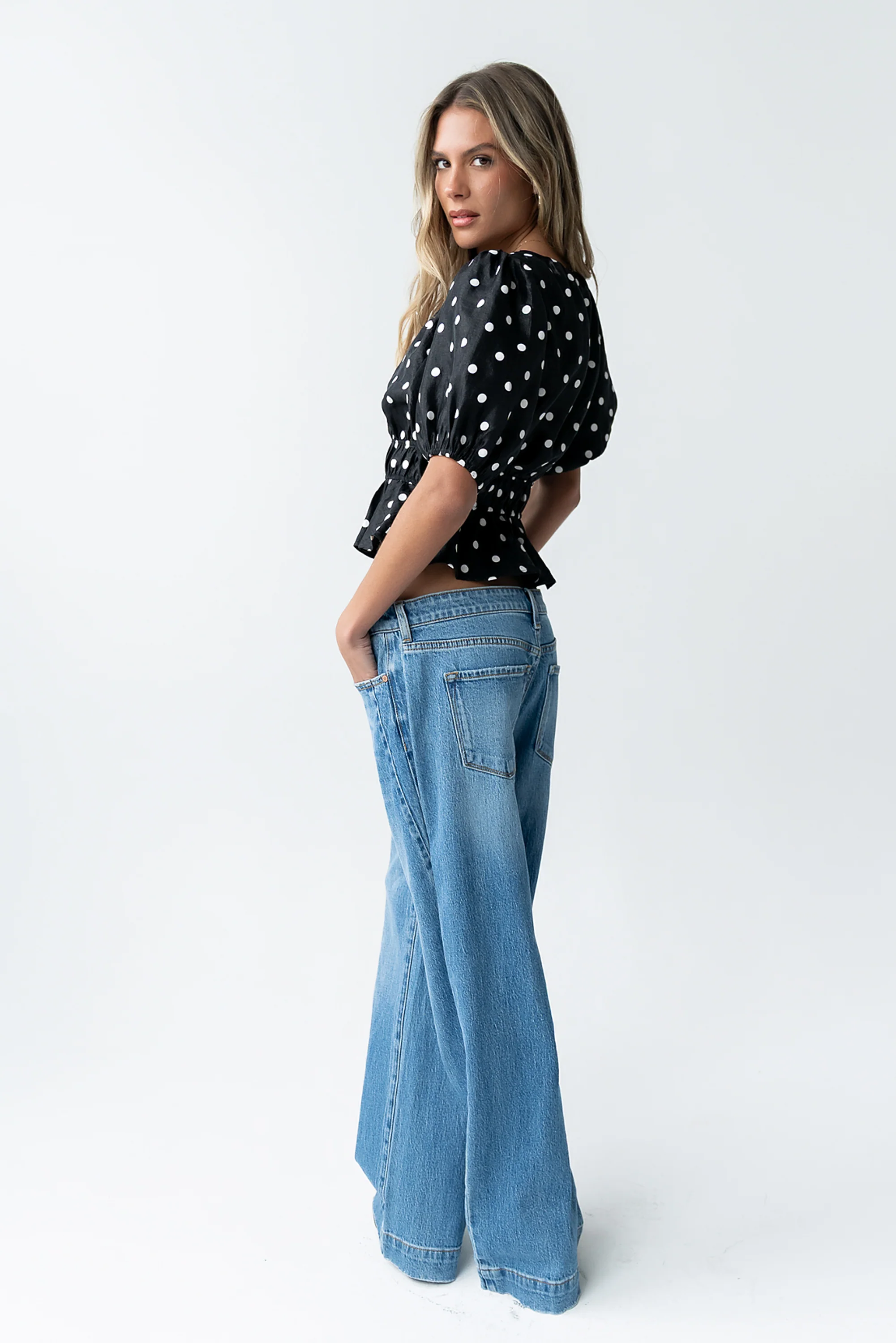 Eddie Wide Leg Jeans - FINAL SALE - Image 7