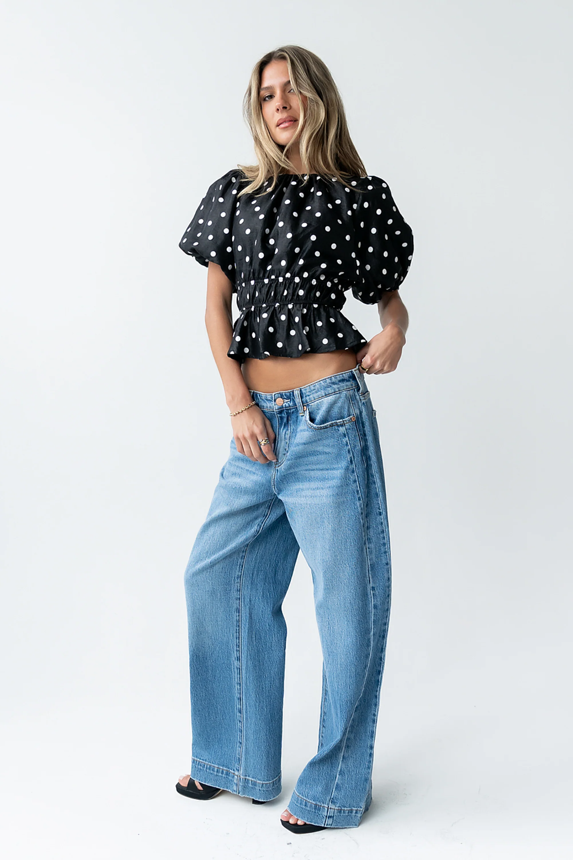 Eddie Wide Leg Jeans - FINAL SALE - Image 8
