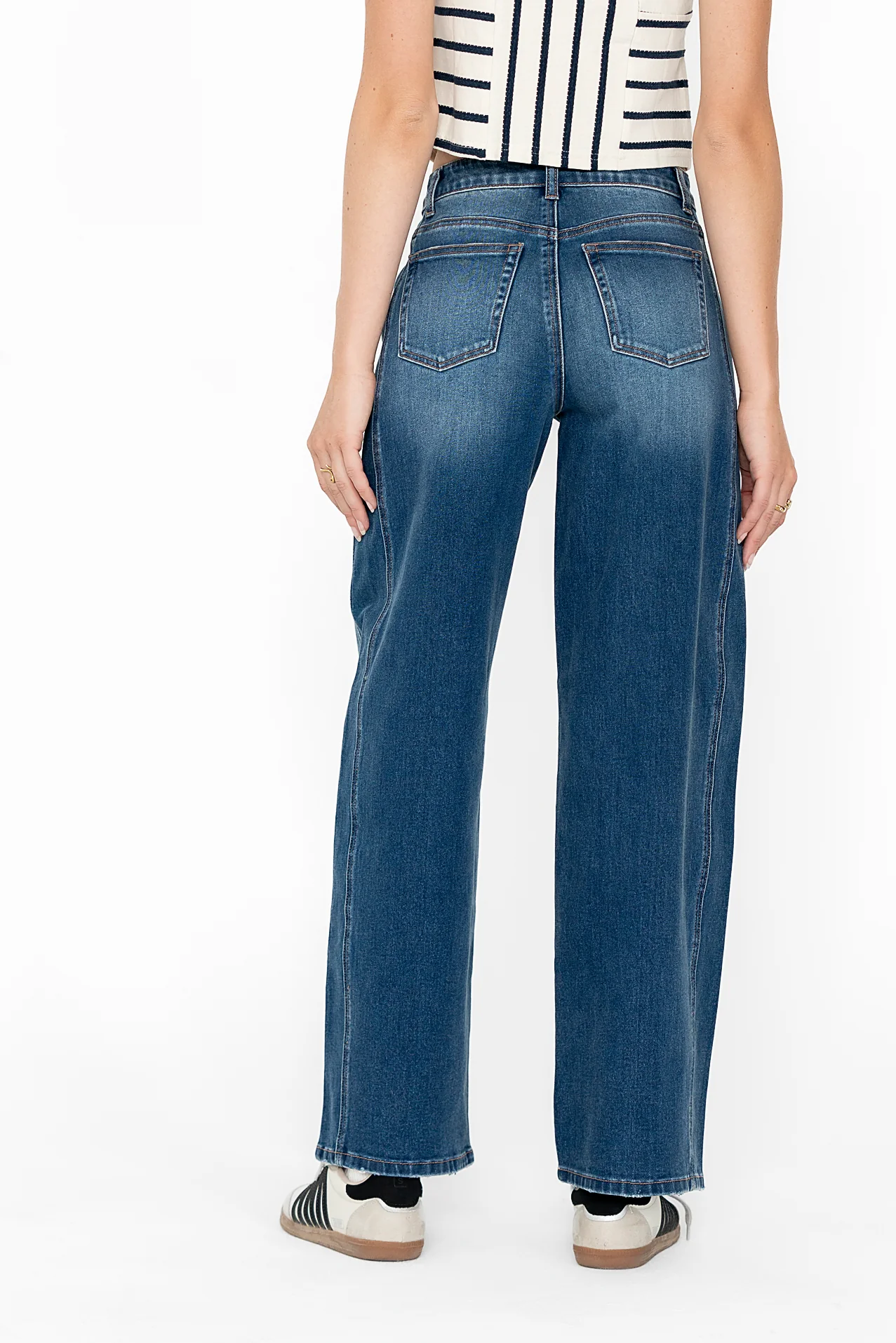 Eden Baggy Jeans in Dark Wash - FINAL SALE - Image 7