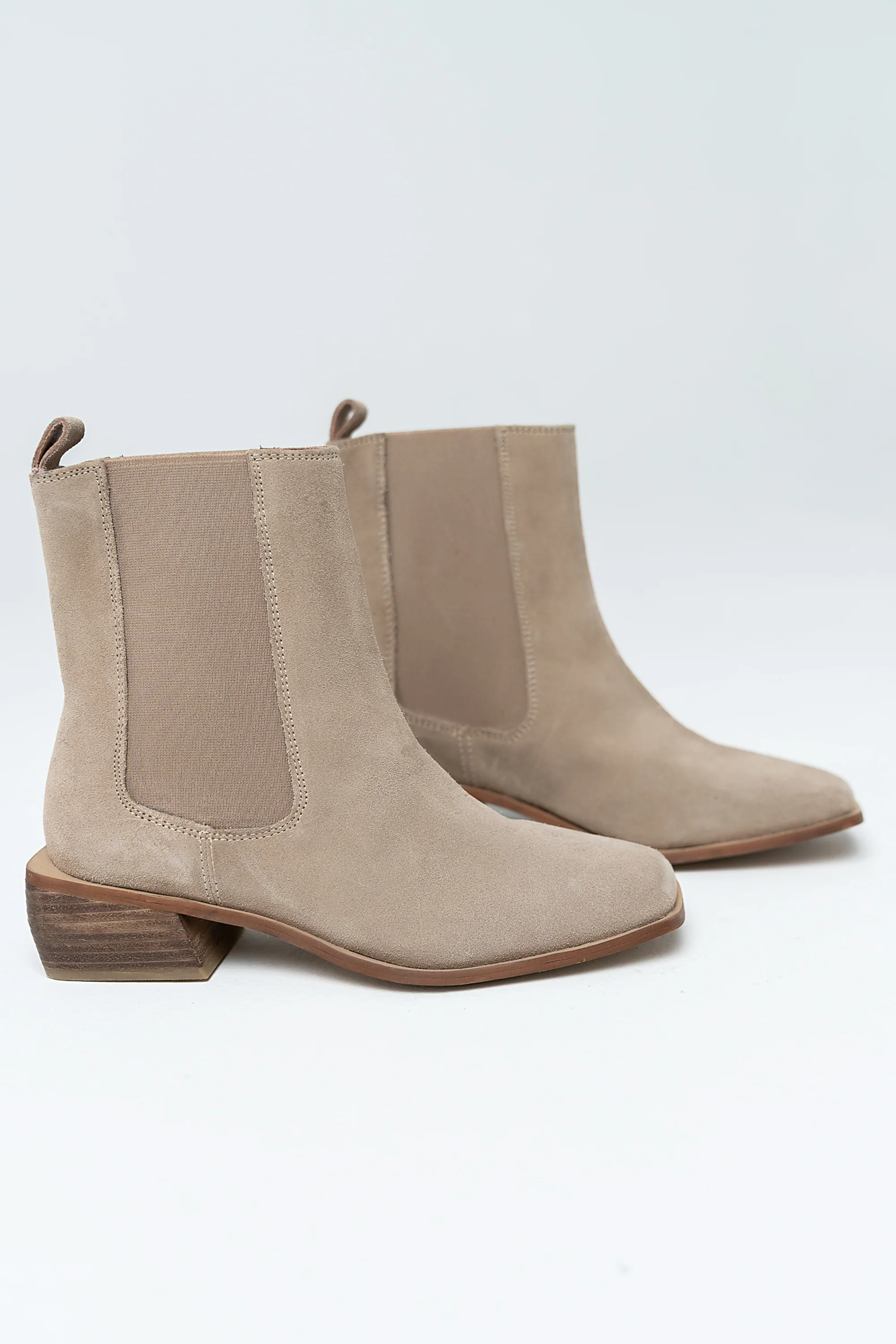Effie Ankle Boot in Taupe - FINAL SALE