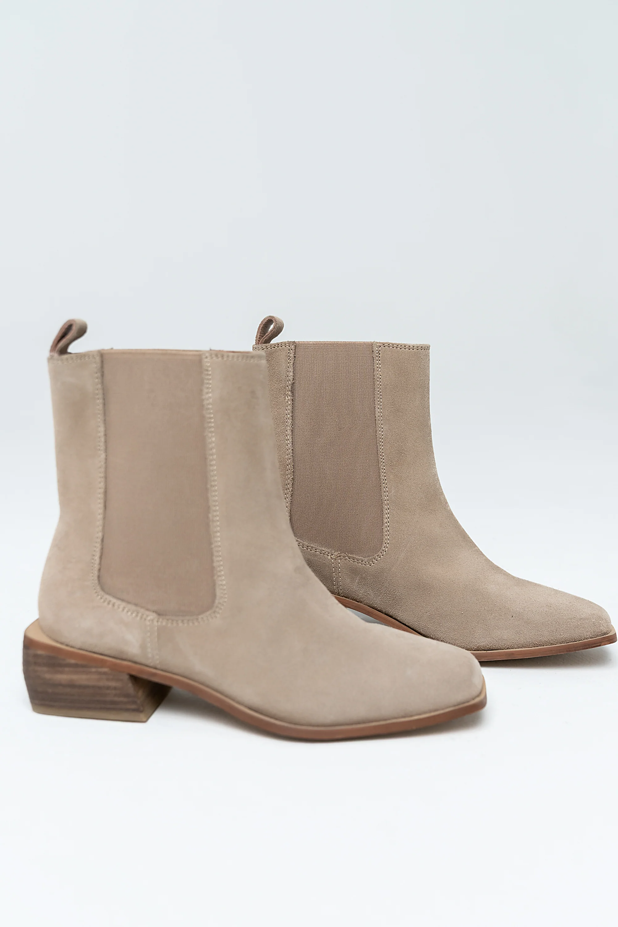 Effie Ankle Boot in Taupe - FINAL SALE - Image 2