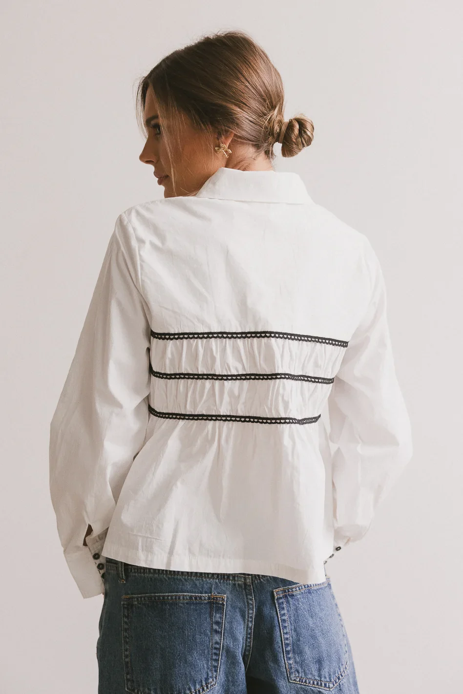 Effie Collared Blouse - FINAL SALE - Image 2