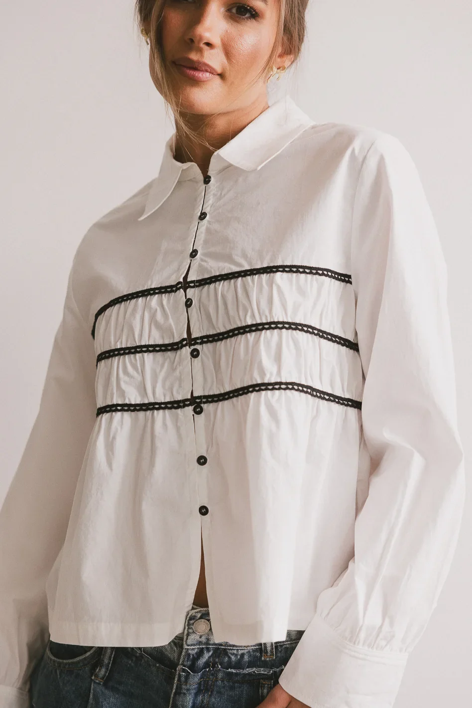 Effie Collared Blouse - FINAL SALE - Image 3