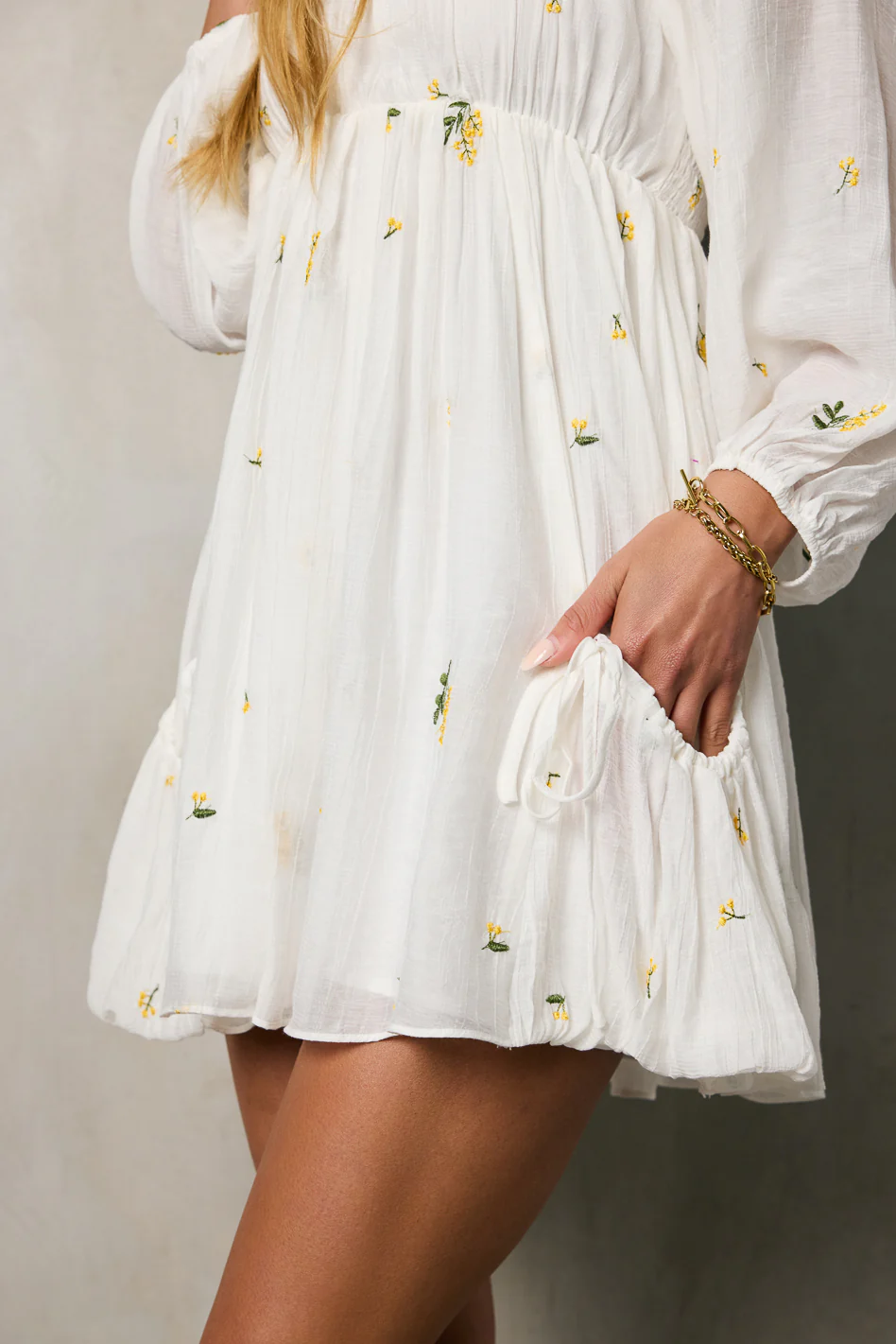 Eira Floral Mini Dress - FINAL SALE - Image 4