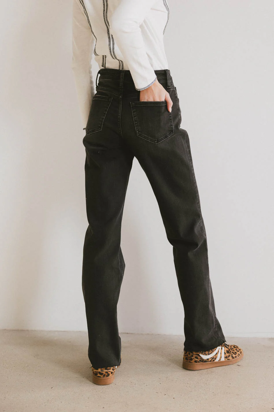 Eliana Wide Leg Jeans - FINAL SALE - Image 9