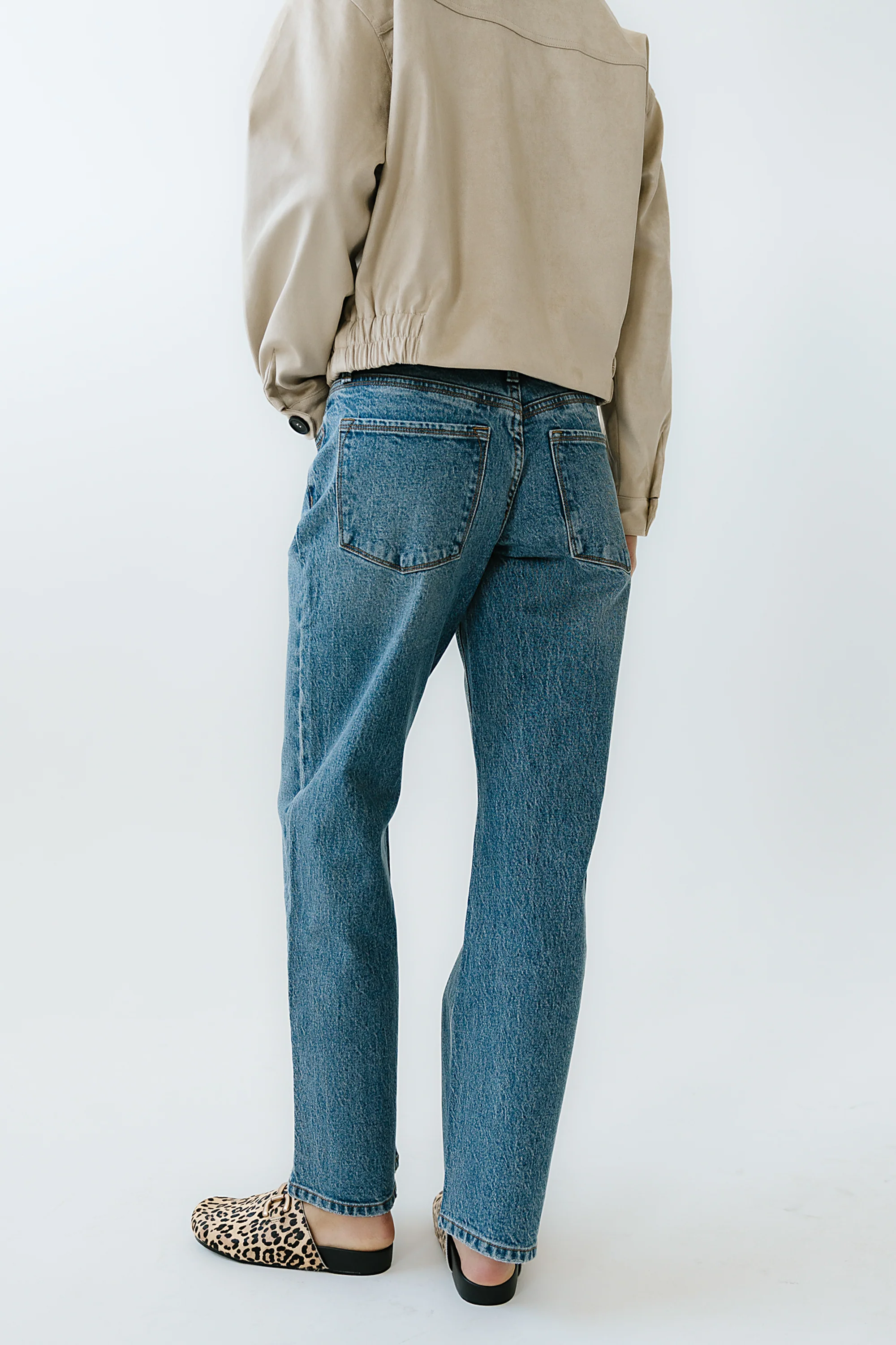 Elise Wide Leg Jeans in Medium Wash - Image 5