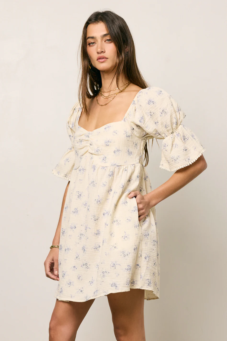 Ella Floral Mini Dress - FINAL SALE - Image 2