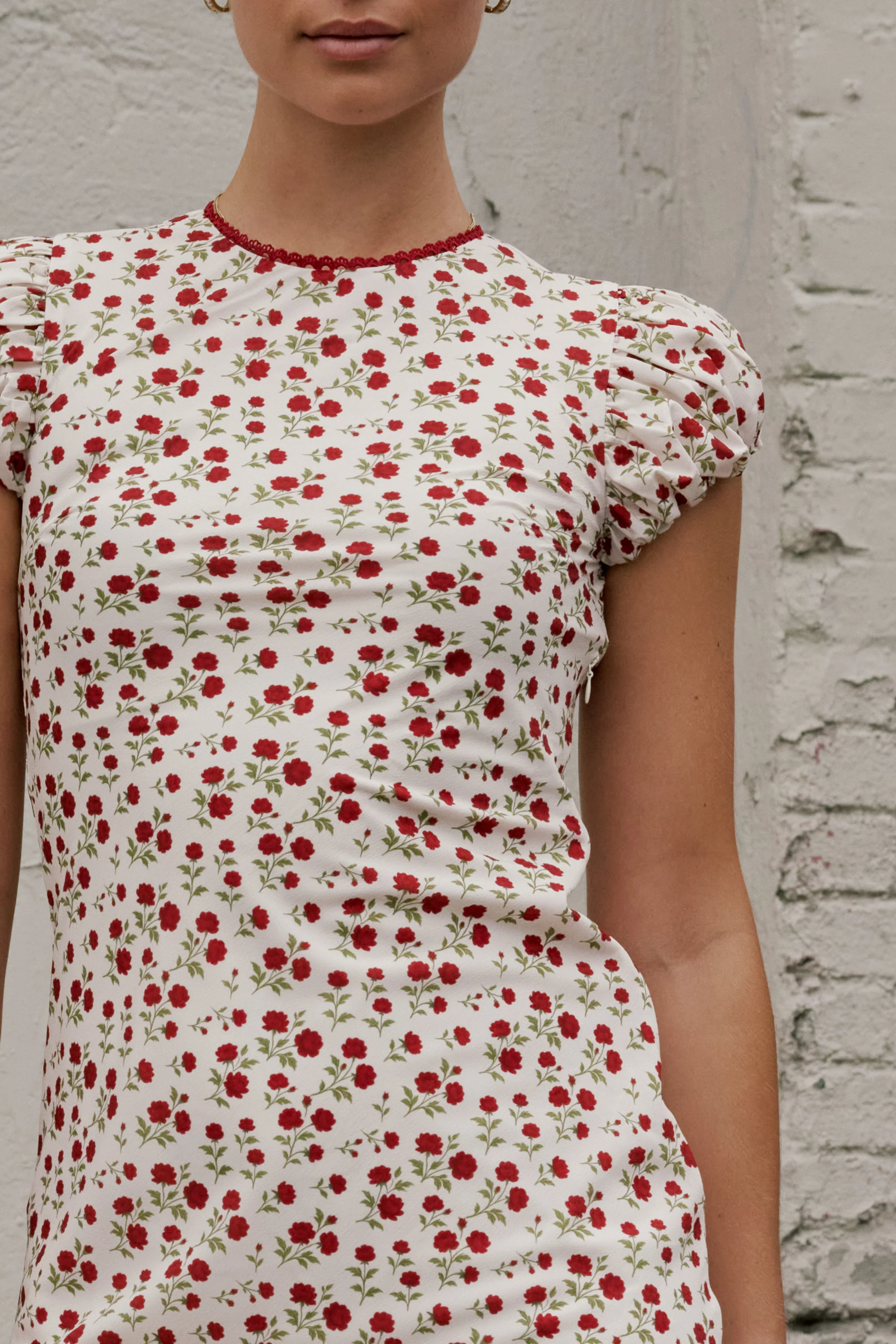 Ellianna Floral Maxi Dress in Cream - Image 9