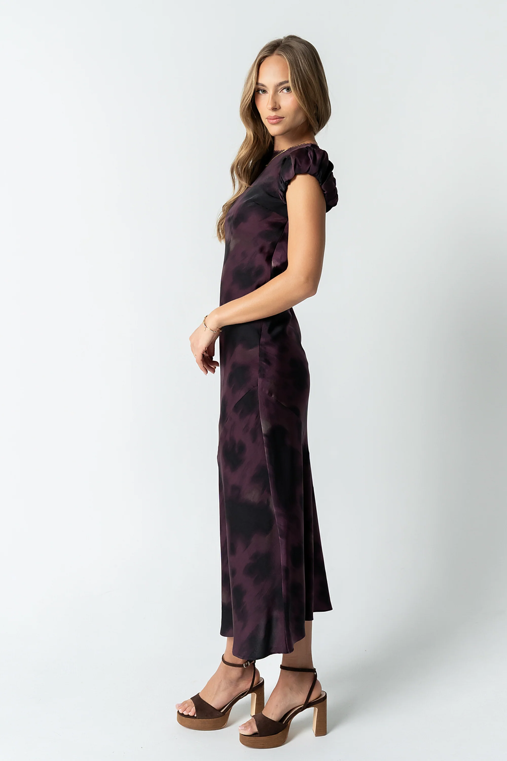 Ellianna Floral Maxi Dress in Purple - Image 5