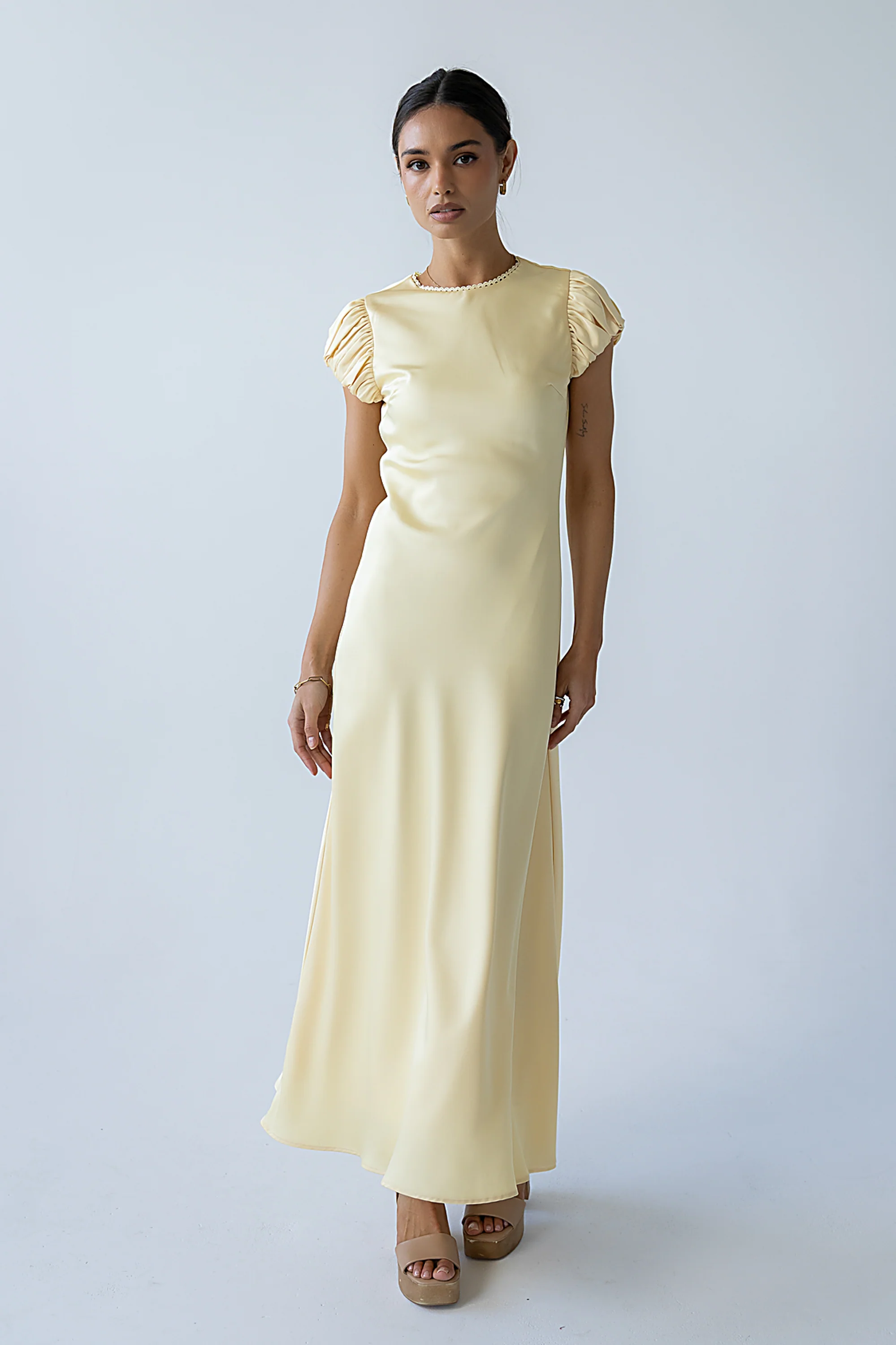 Ellianna Maxi Dress in Yellow - Image 7