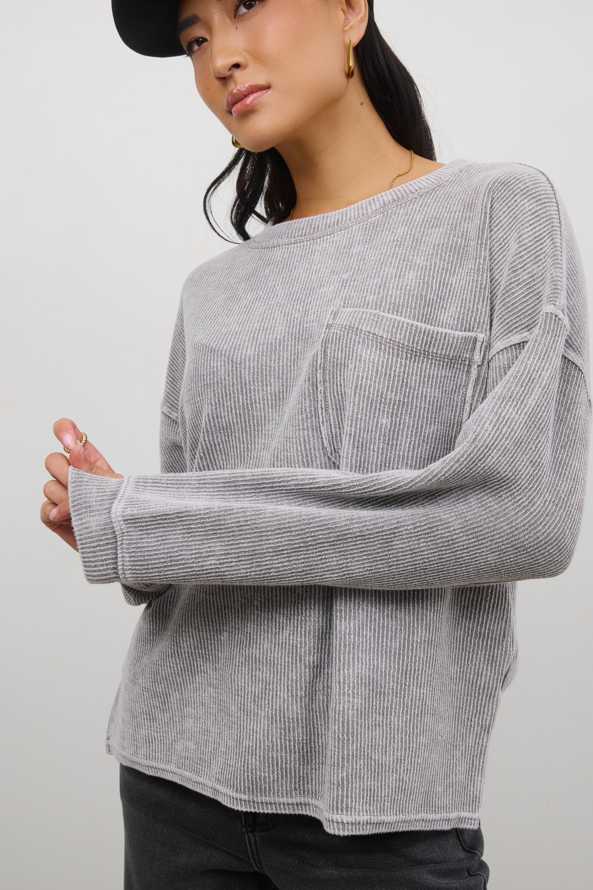 Ellie Oversized Knit Top - FINAL SALE - Image 3