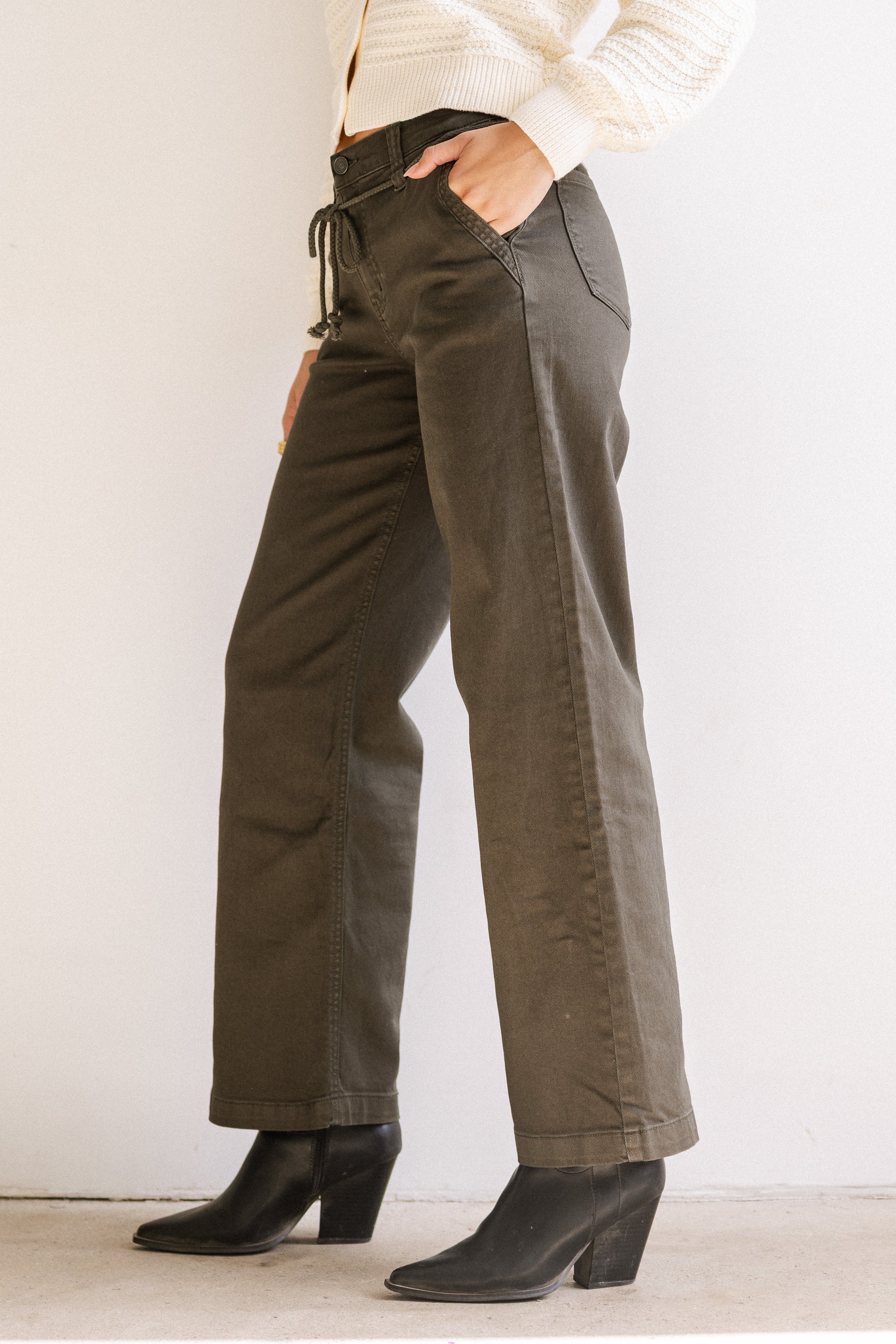 Ellie Wide Leg Jeans - FINAL SALE - Image 6