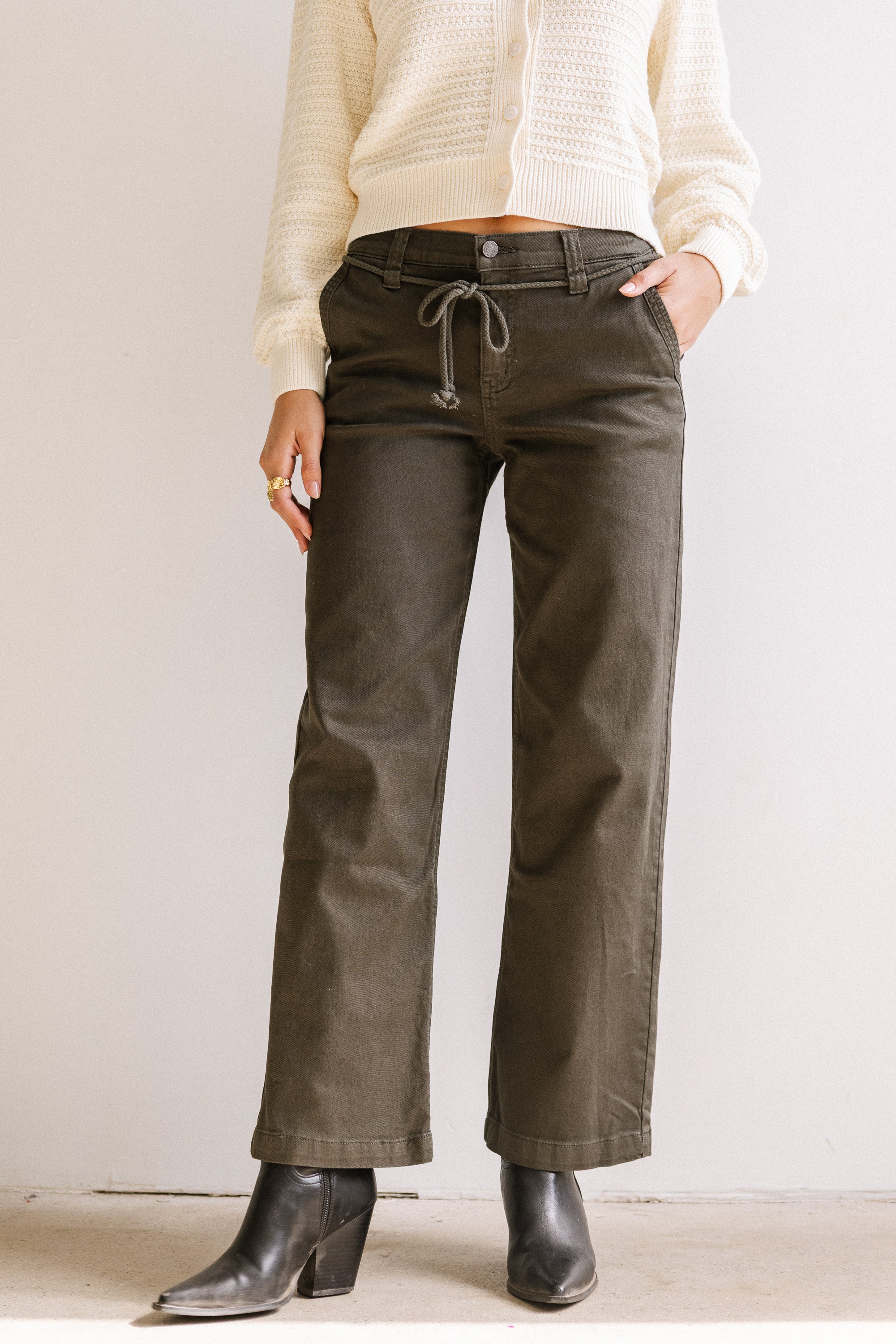 Ellie Wide Leg Jeans - FINAL SALE - Image 7