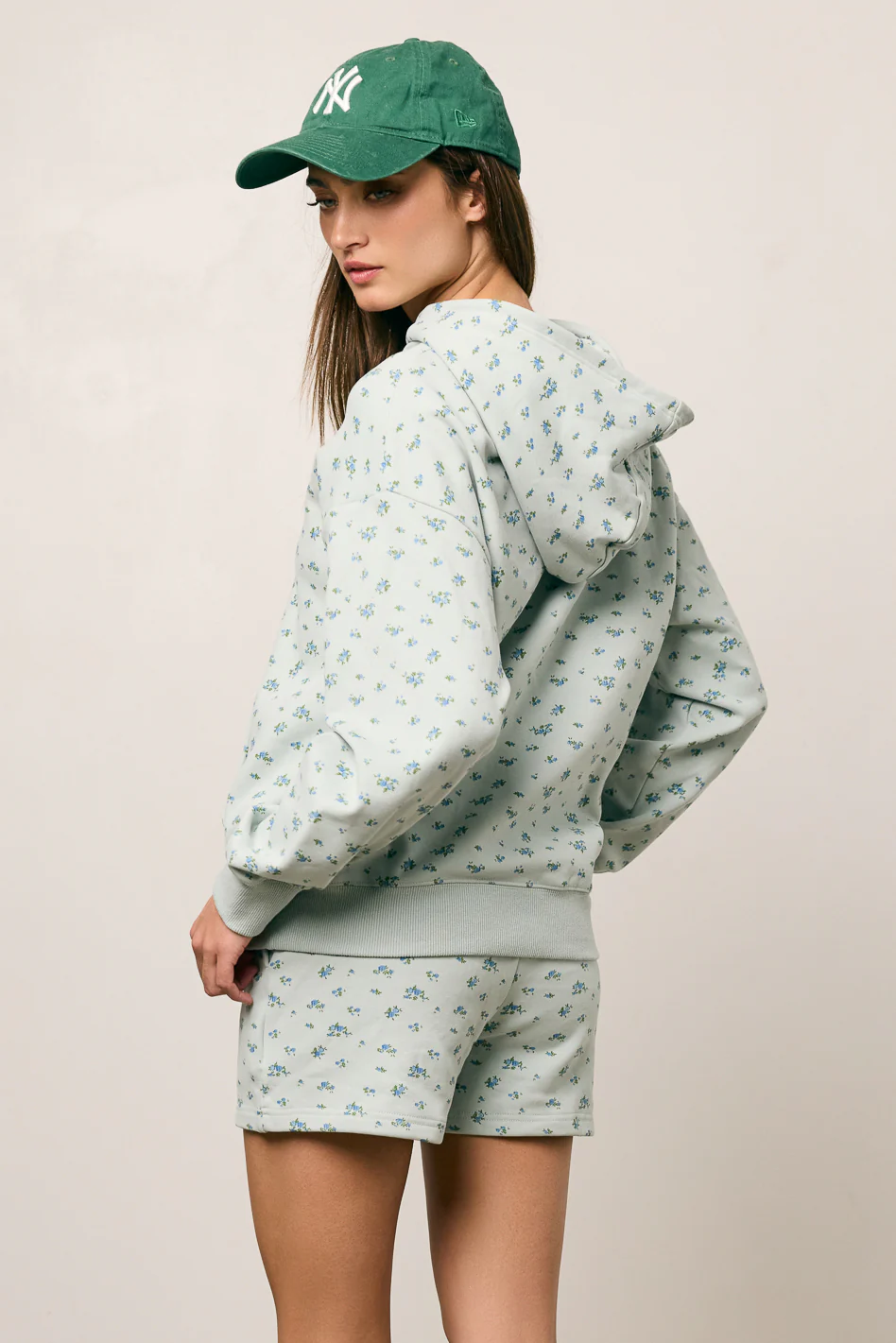 Elora Floral Sweatshirt in Blue - FINAL SALE - Image 5