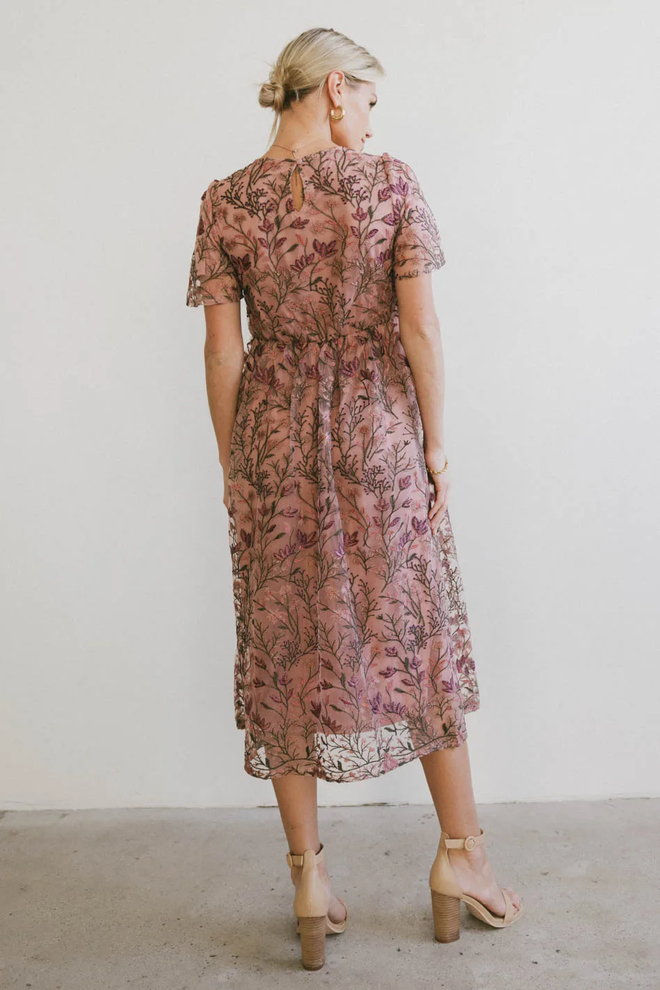 Elowyn Floral Midi Dress - FINAL SALE - Image 3