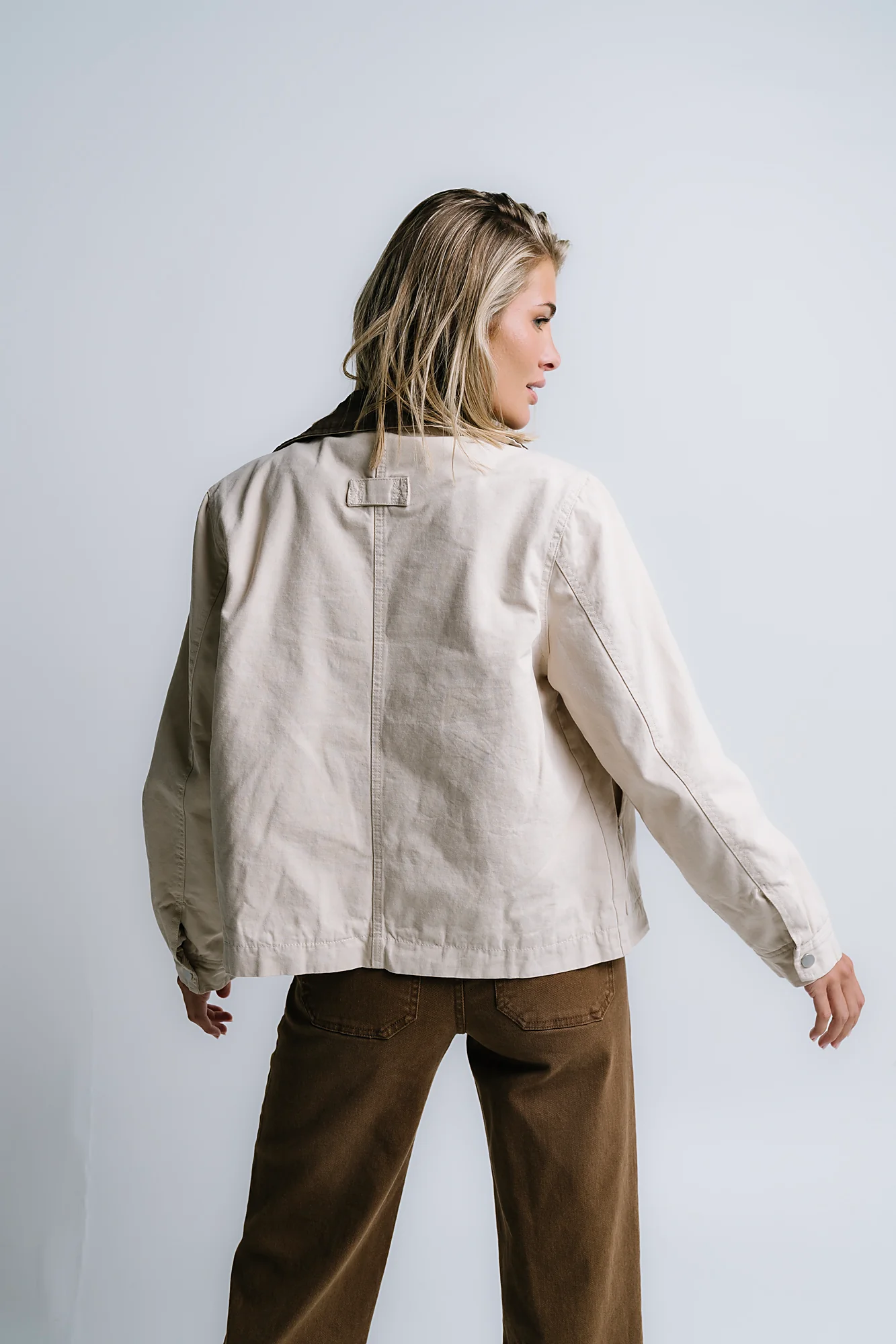 Ember Barn Jacket in Ecru - Image 5