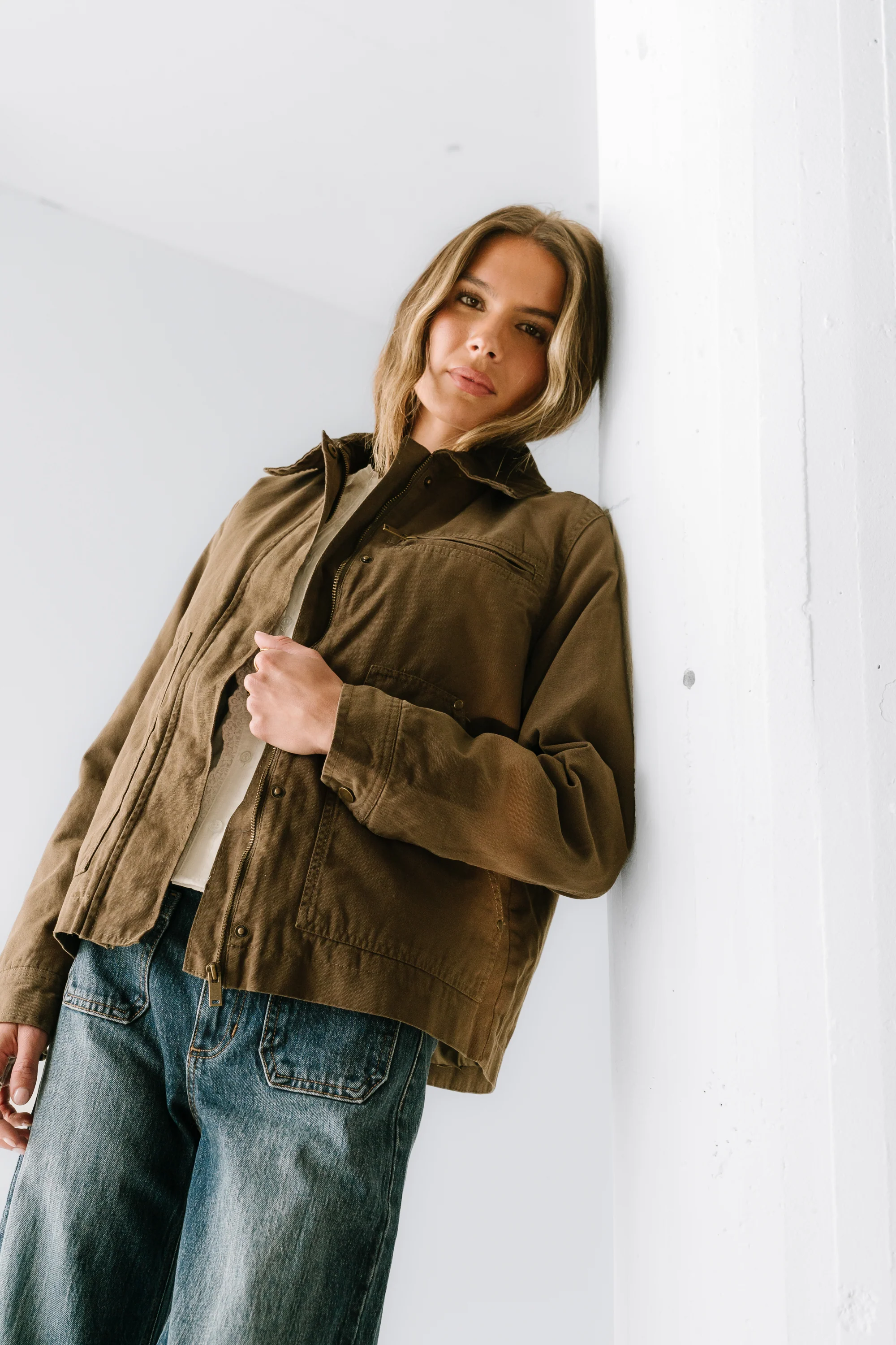 Ember Barn Jacket in Olive
