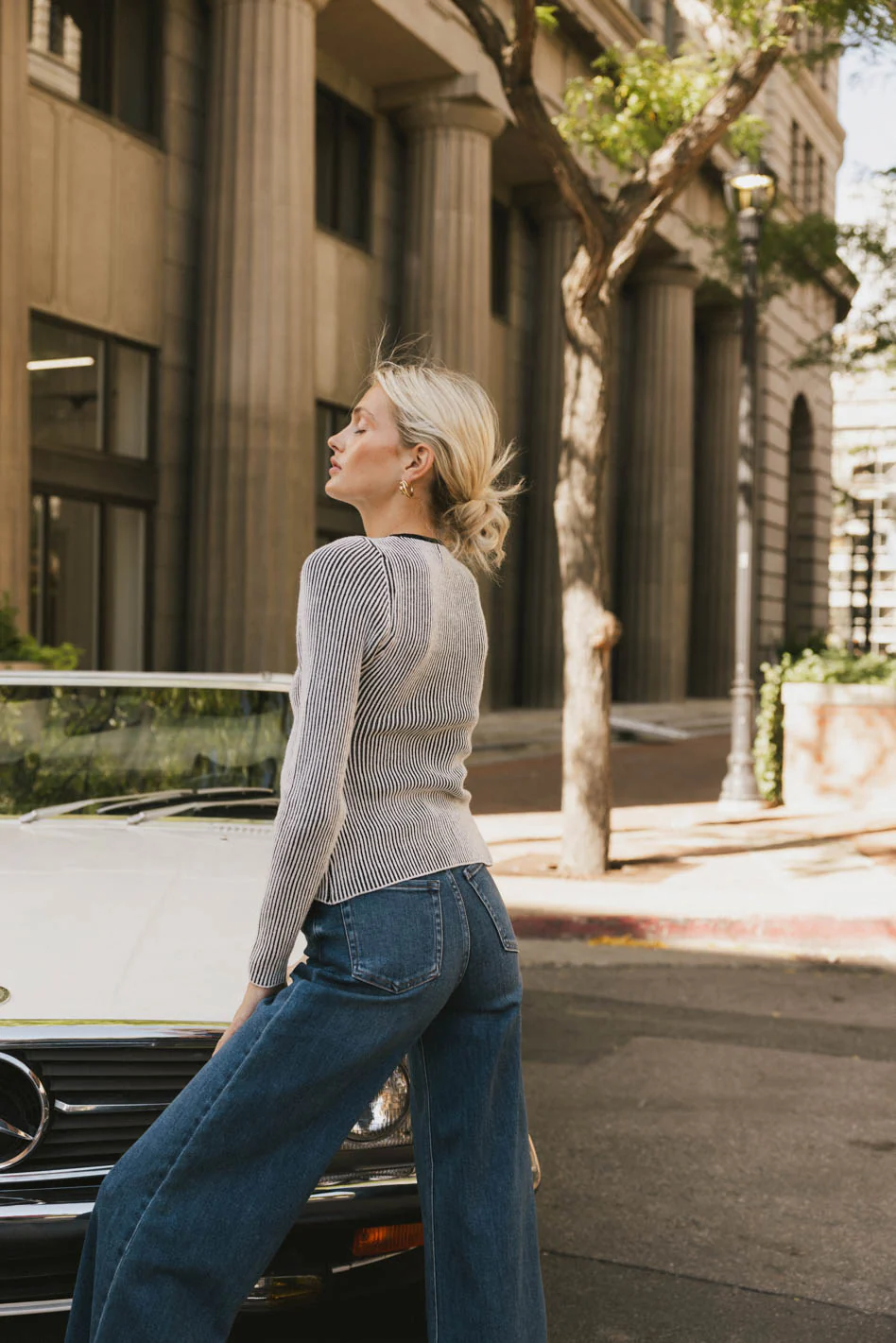 Emery Ribbed Sweater Top - FINAL SALE - Image 5