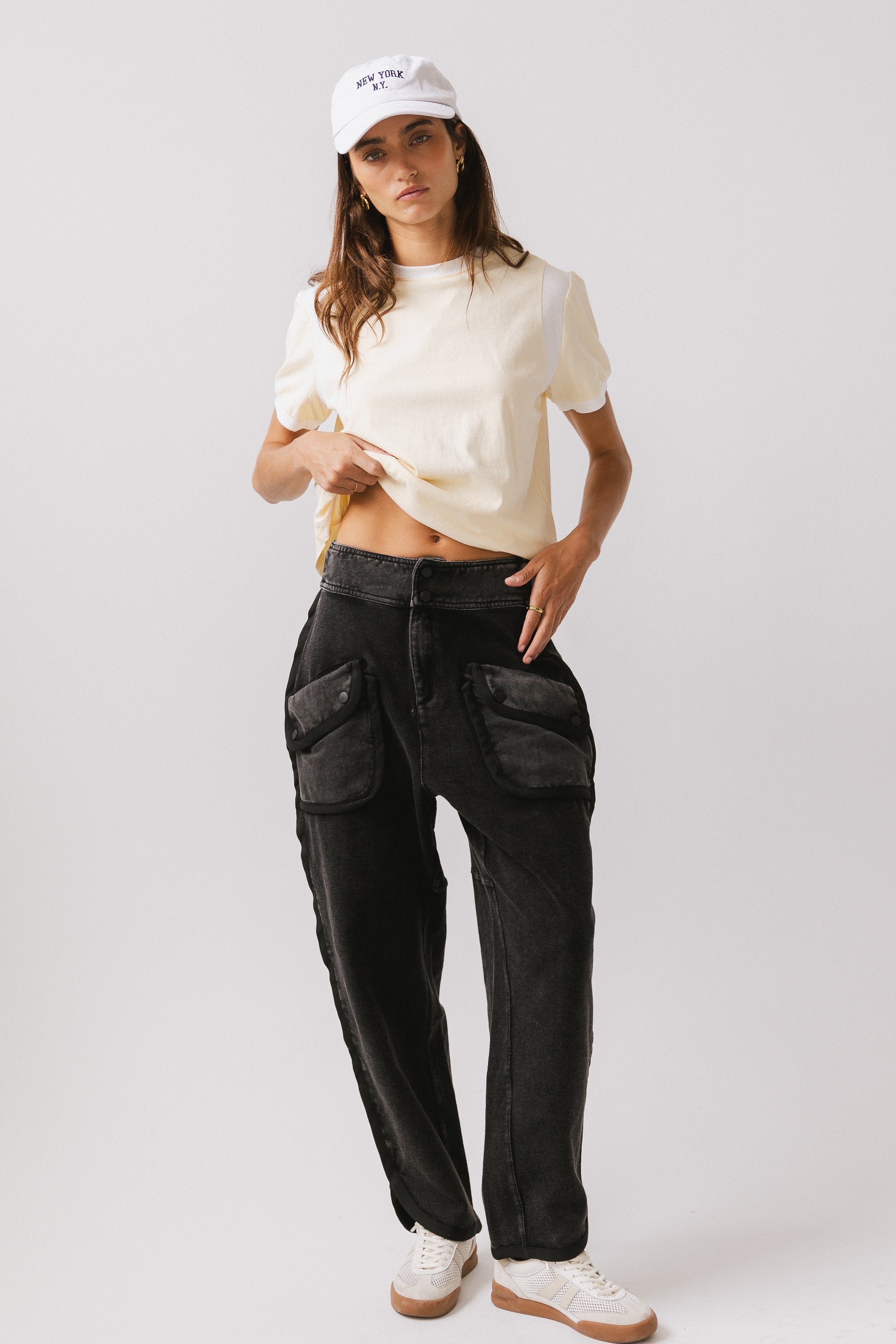 Emma Contrast Top in Yellow - FINAL SALE - Image 7