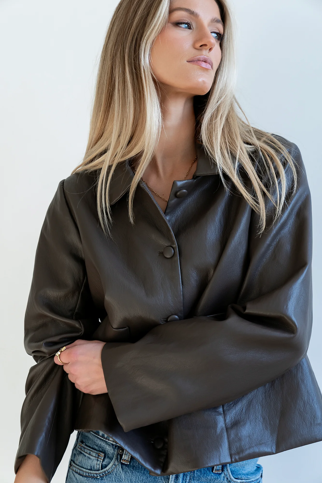 Ethan Vegan Leather Jacket - Image 2